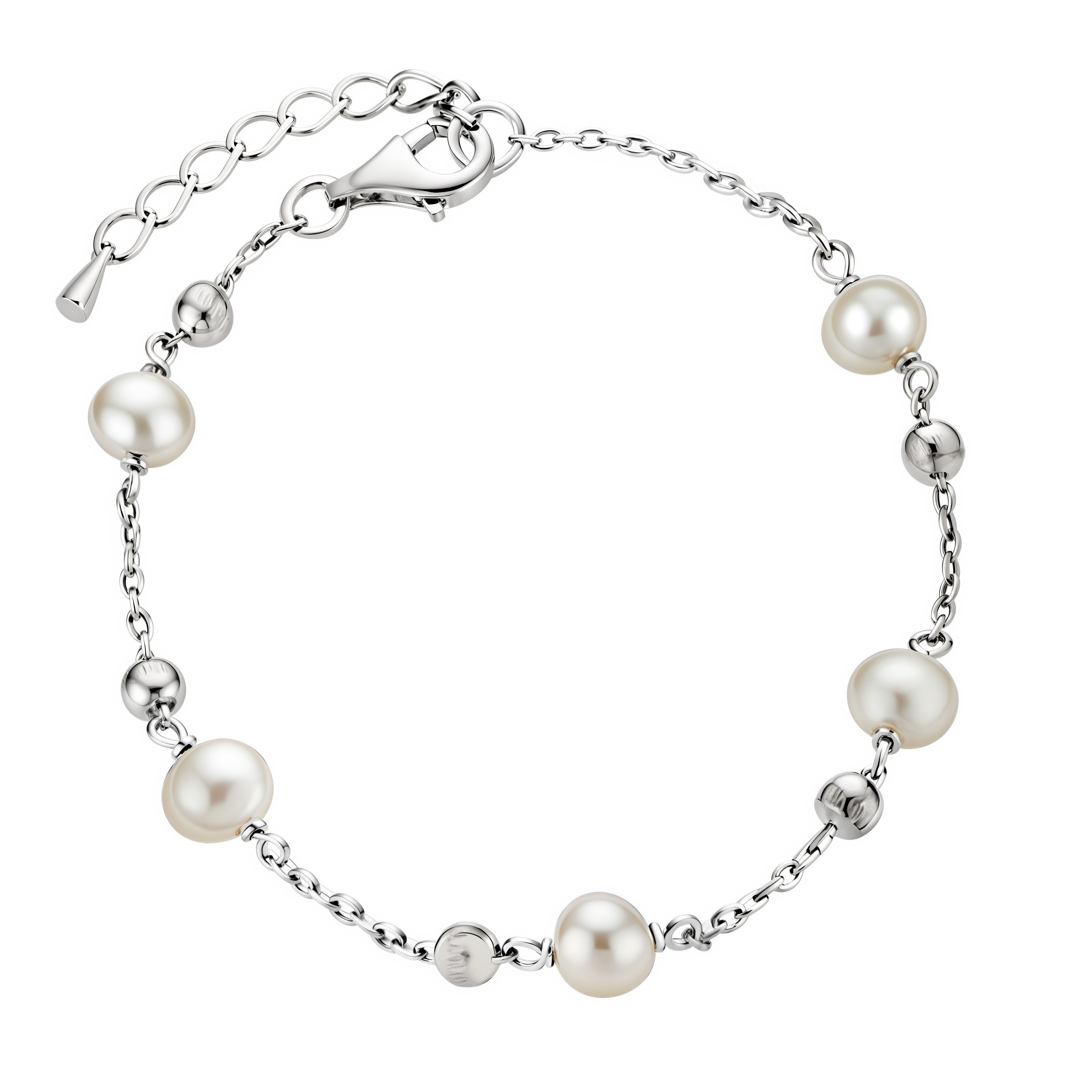 Paveikslėlis Sidabrinė apyrankė su perlais