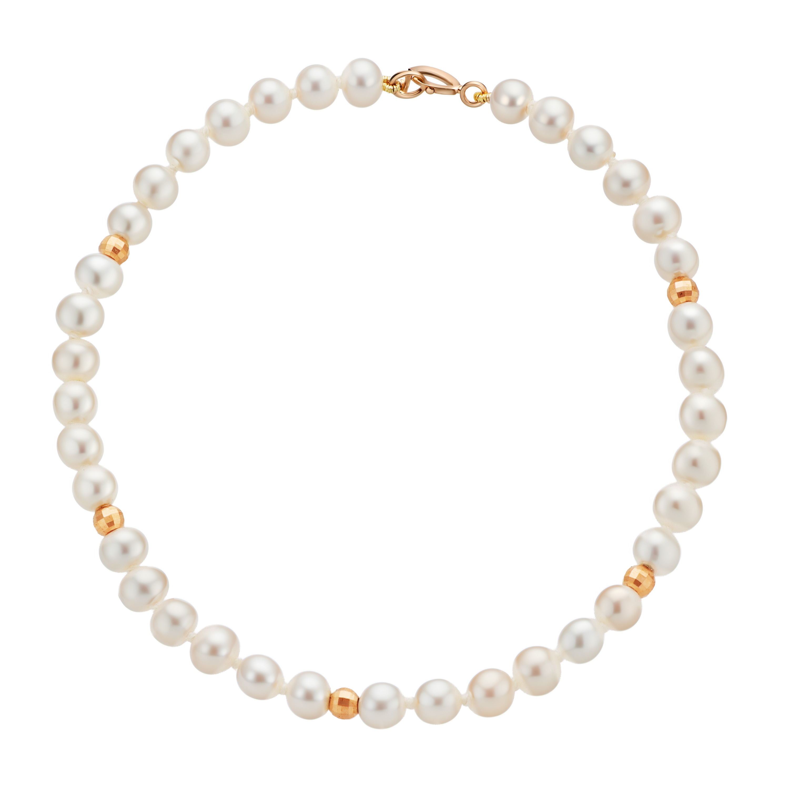 Paveikslėlis Auksinė apyrankė su perlais