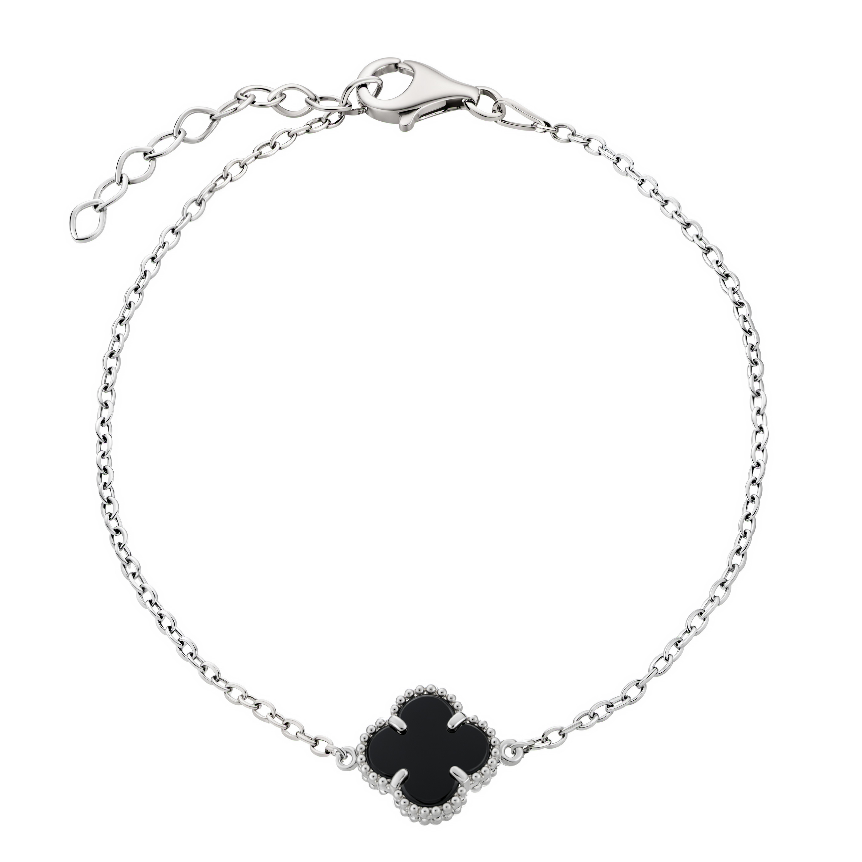 Paveikslėlis Sidabrinė apyrankė su oniksu