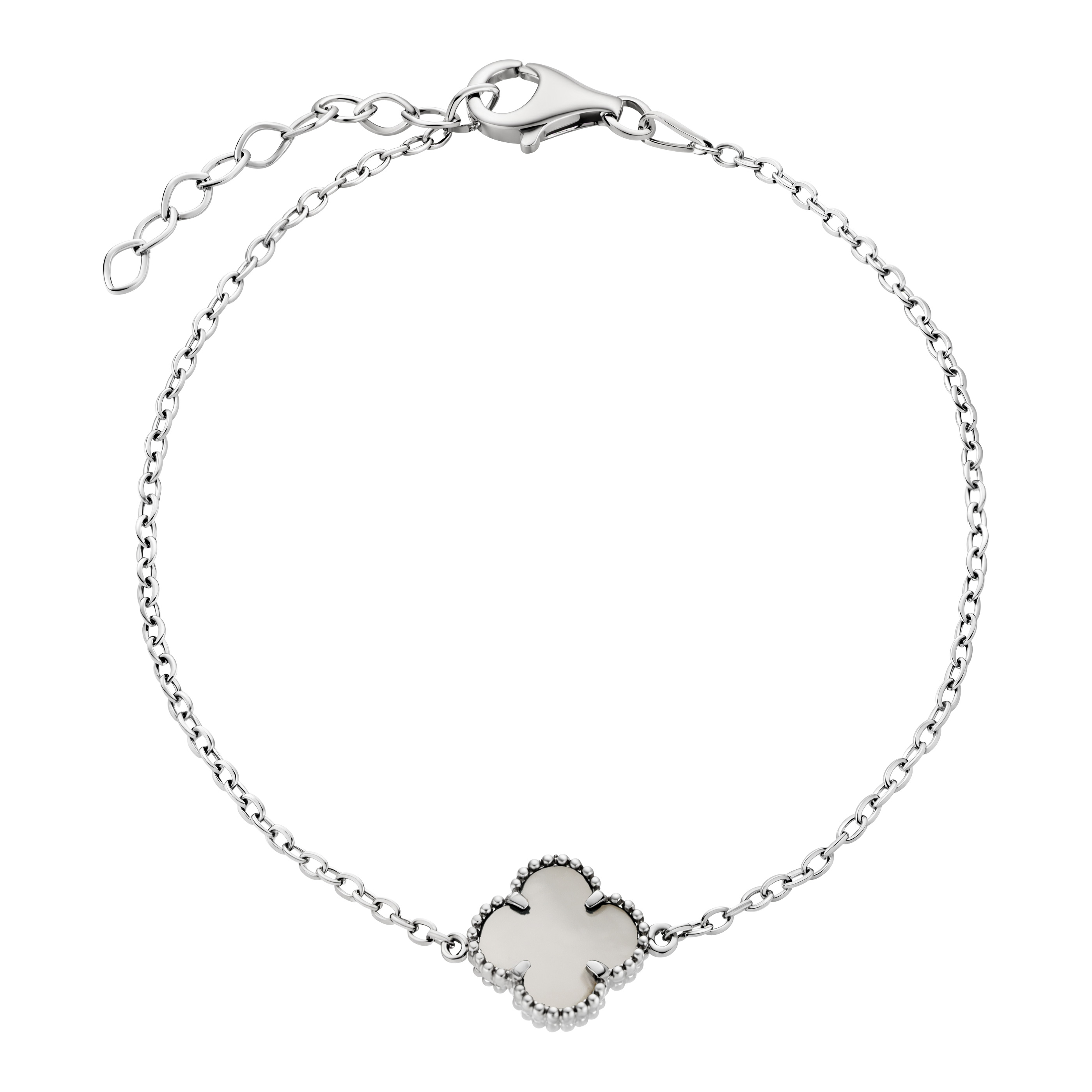 Paveikslėlis Sidabrinė apyrankė su perlamutru