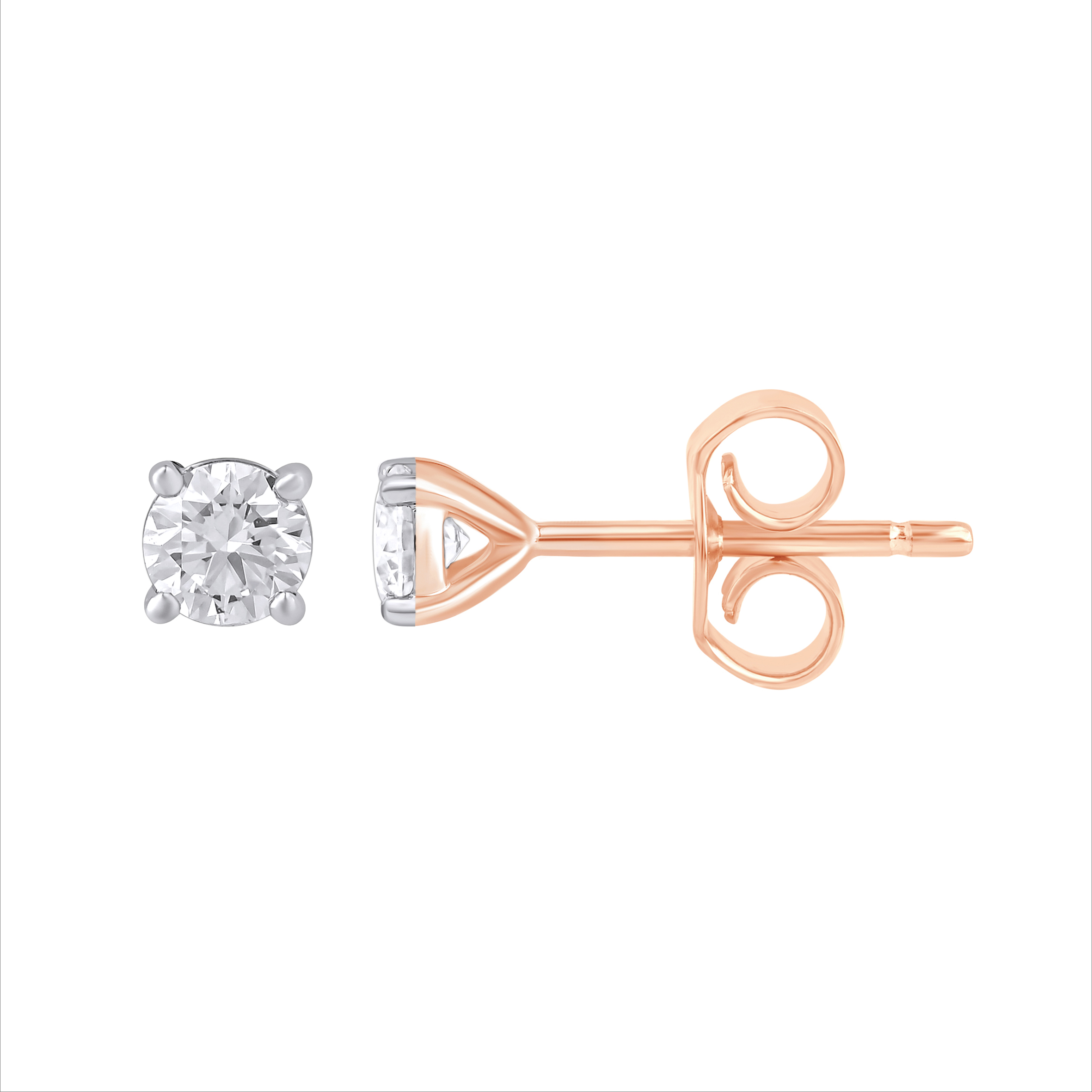 Paveikslėlis Auksiniai auskarai su LAB deimantais