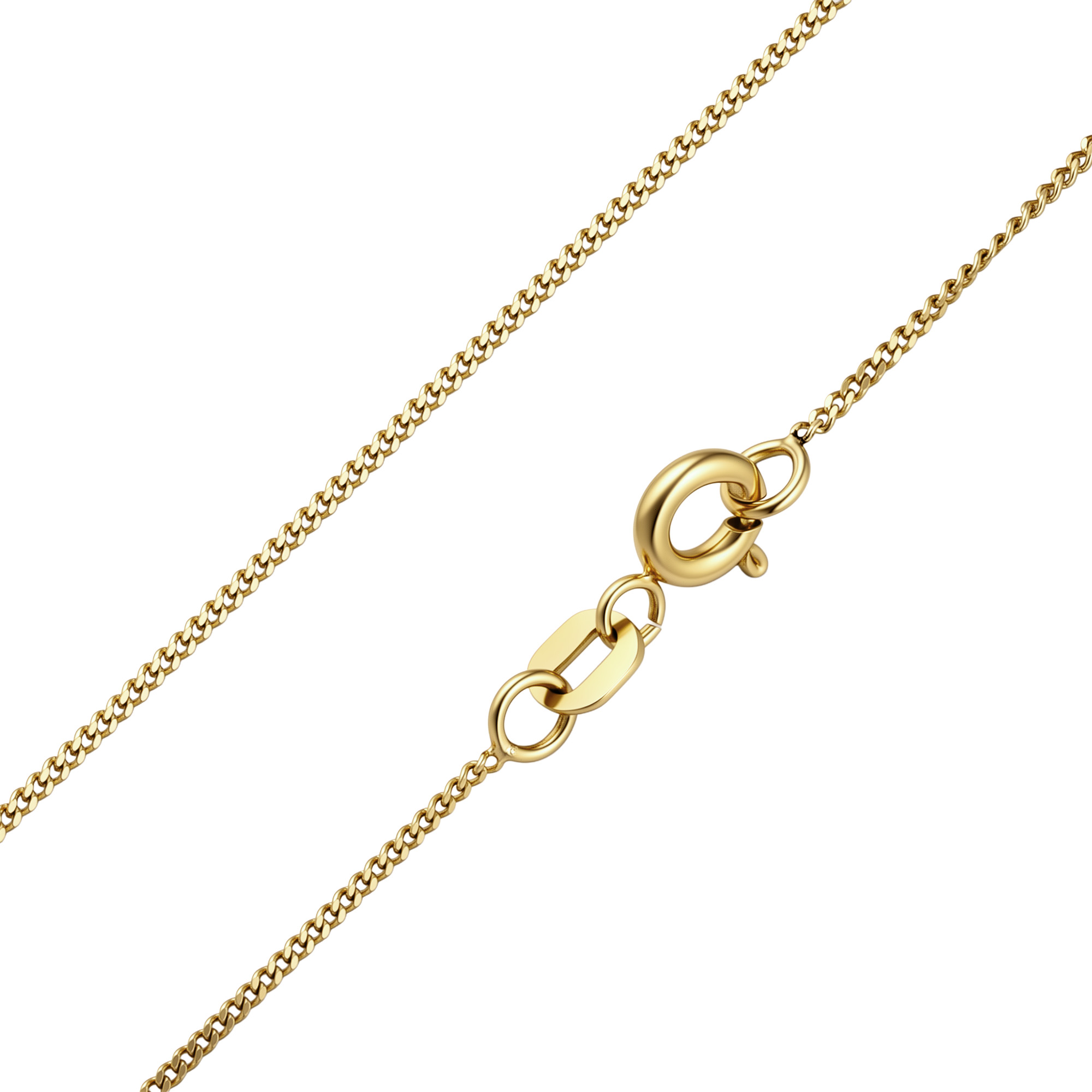 Изображение Цепочка из желтого золота "Curb"