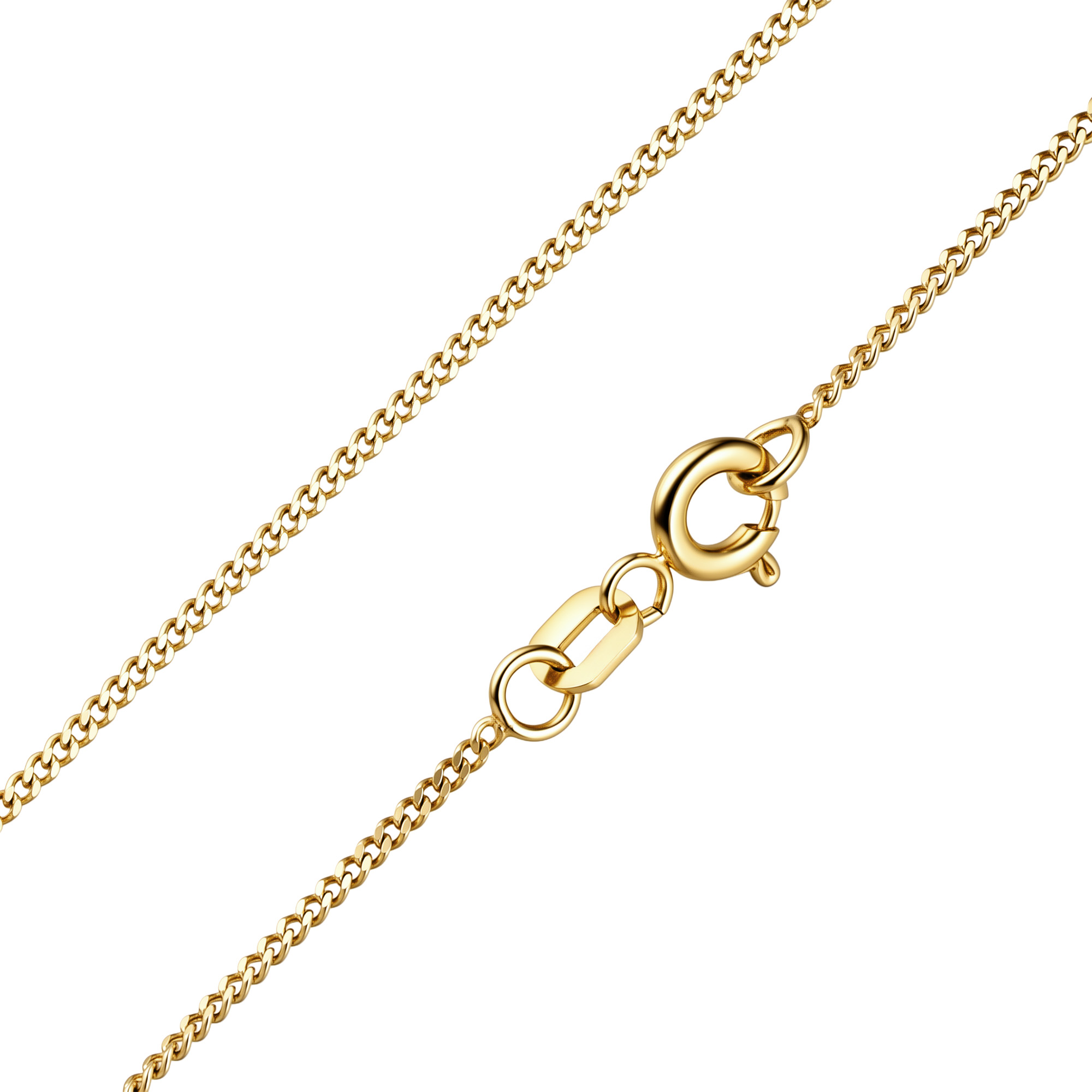 Изображение Цепочка из желтого золота "Curb"