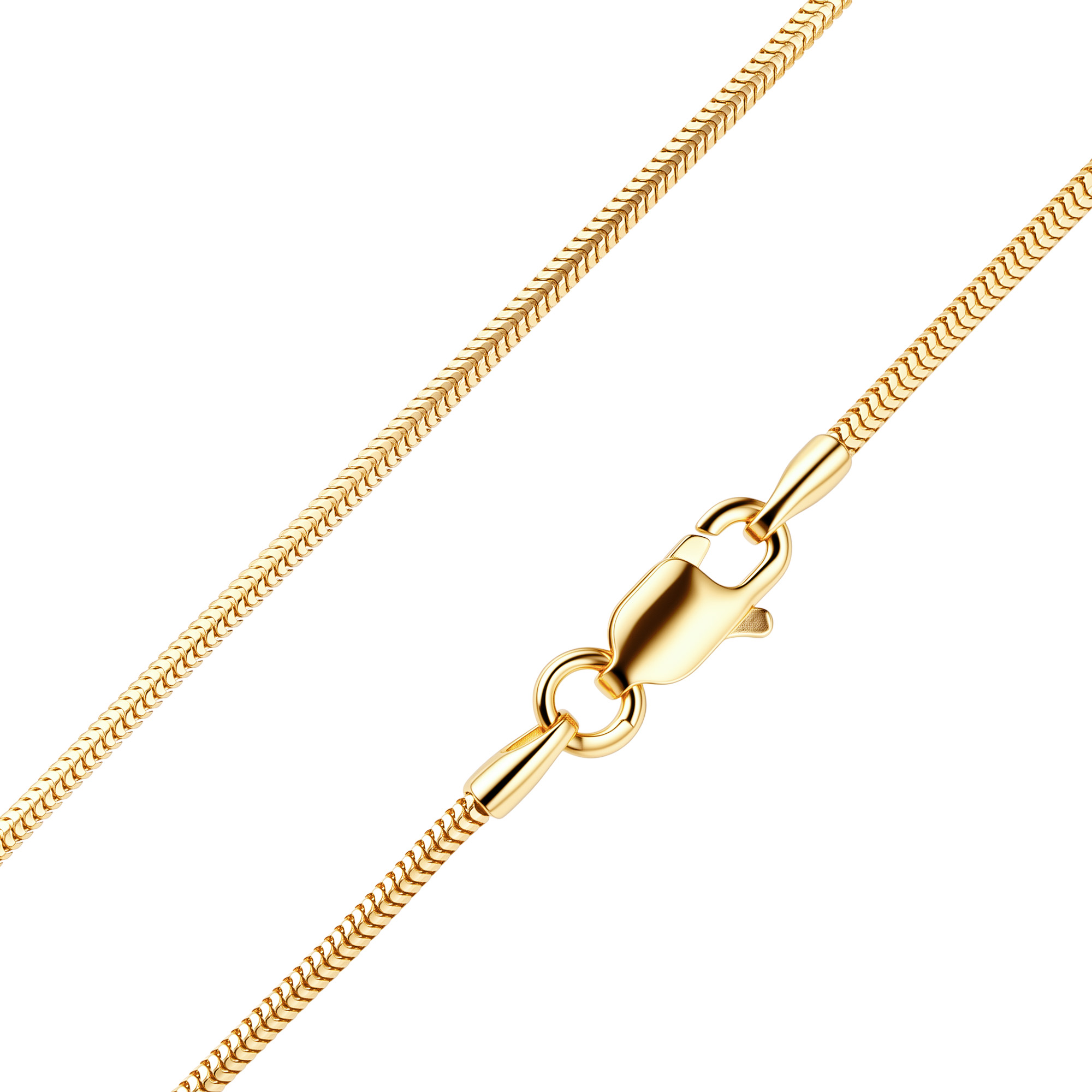 Изображение Цепочка из желтого золота "Snake"