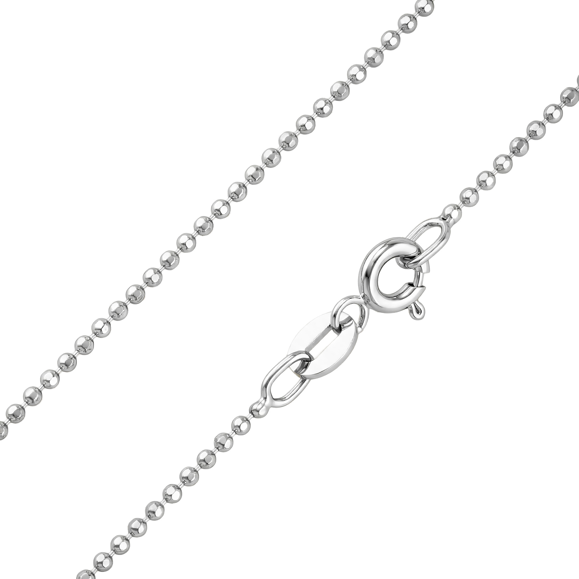 Изображение Цепочка из белого золота "Bead"