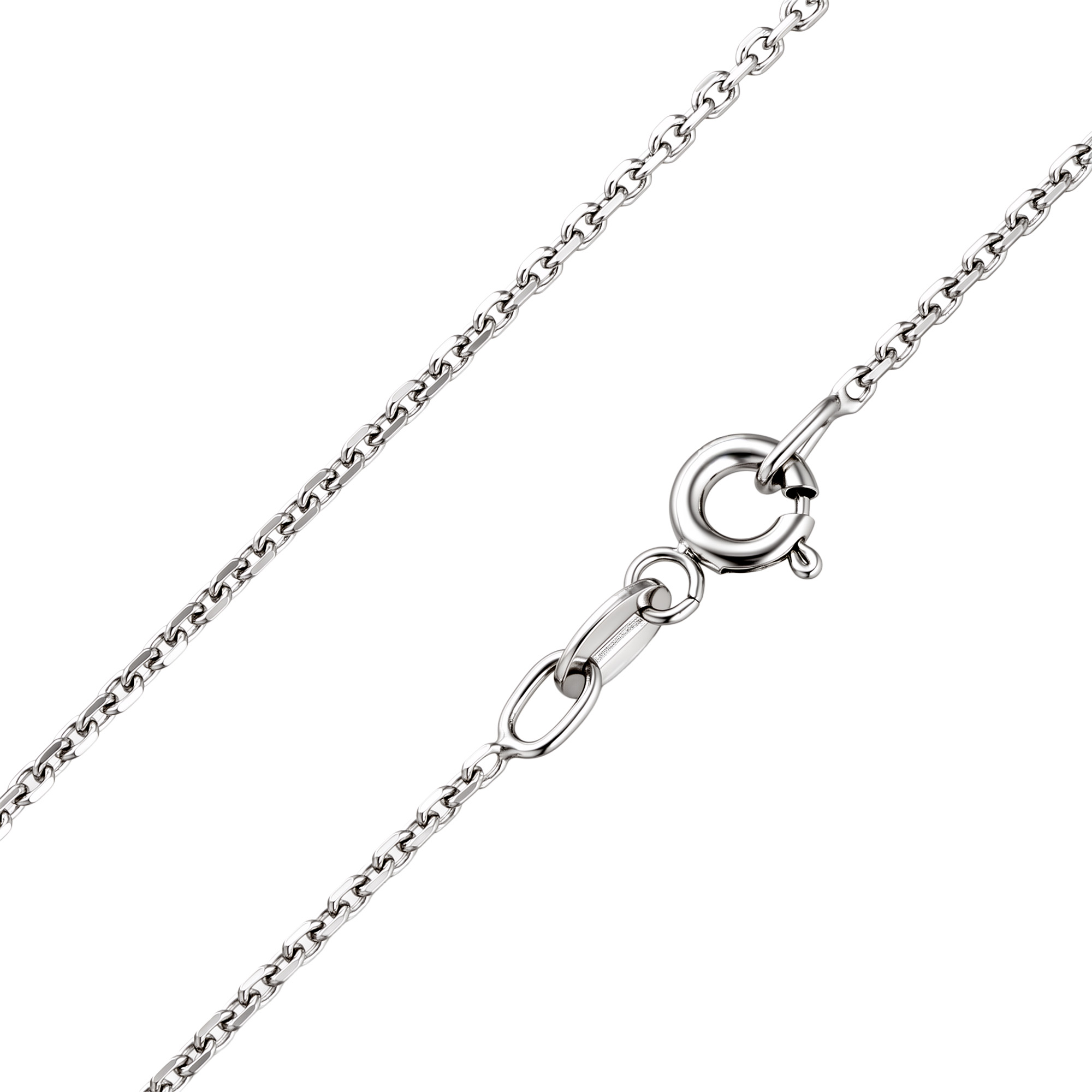 Изображение Цепочка из белого золота "Anchor"