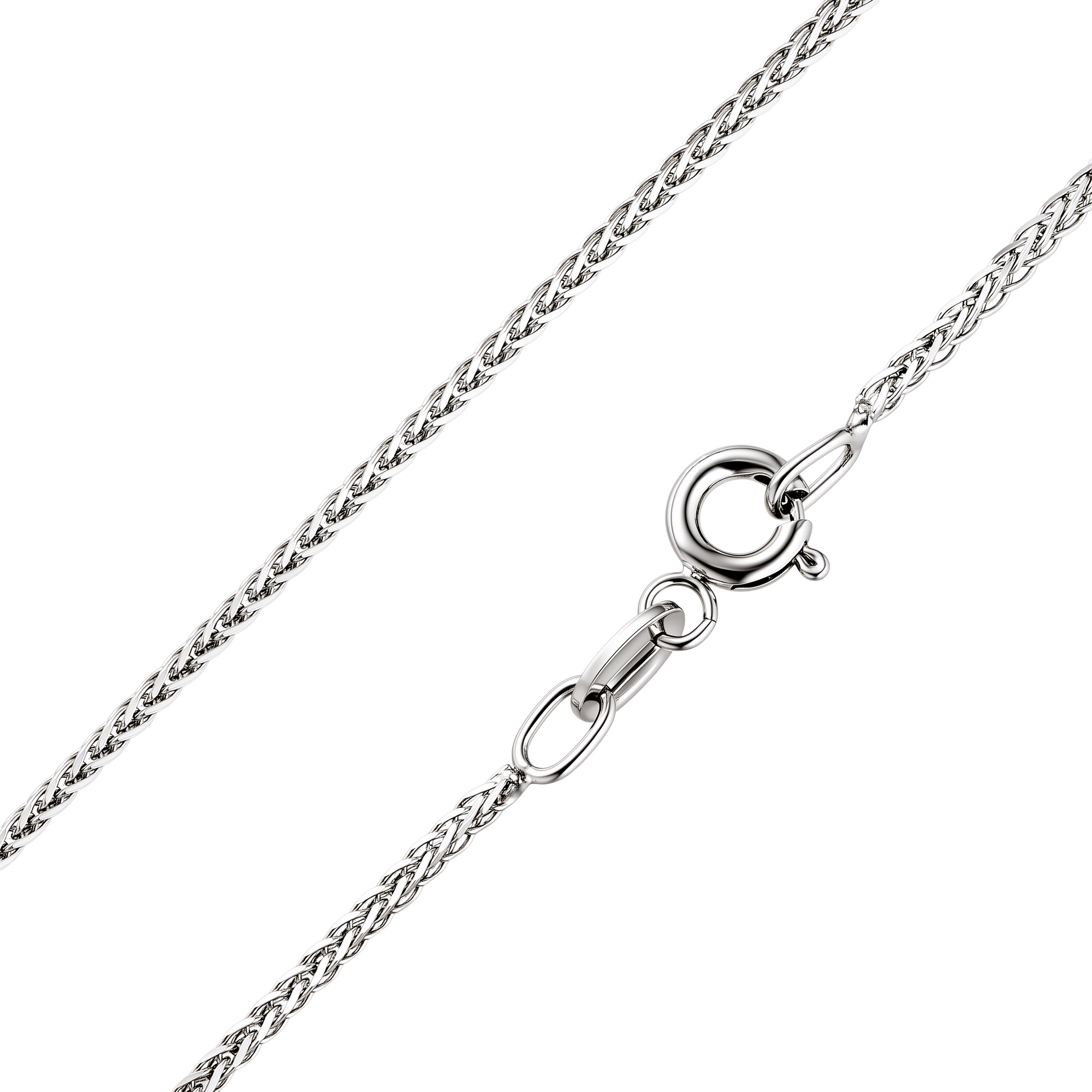 Изображение Цепочка из белого золота "Spiker"