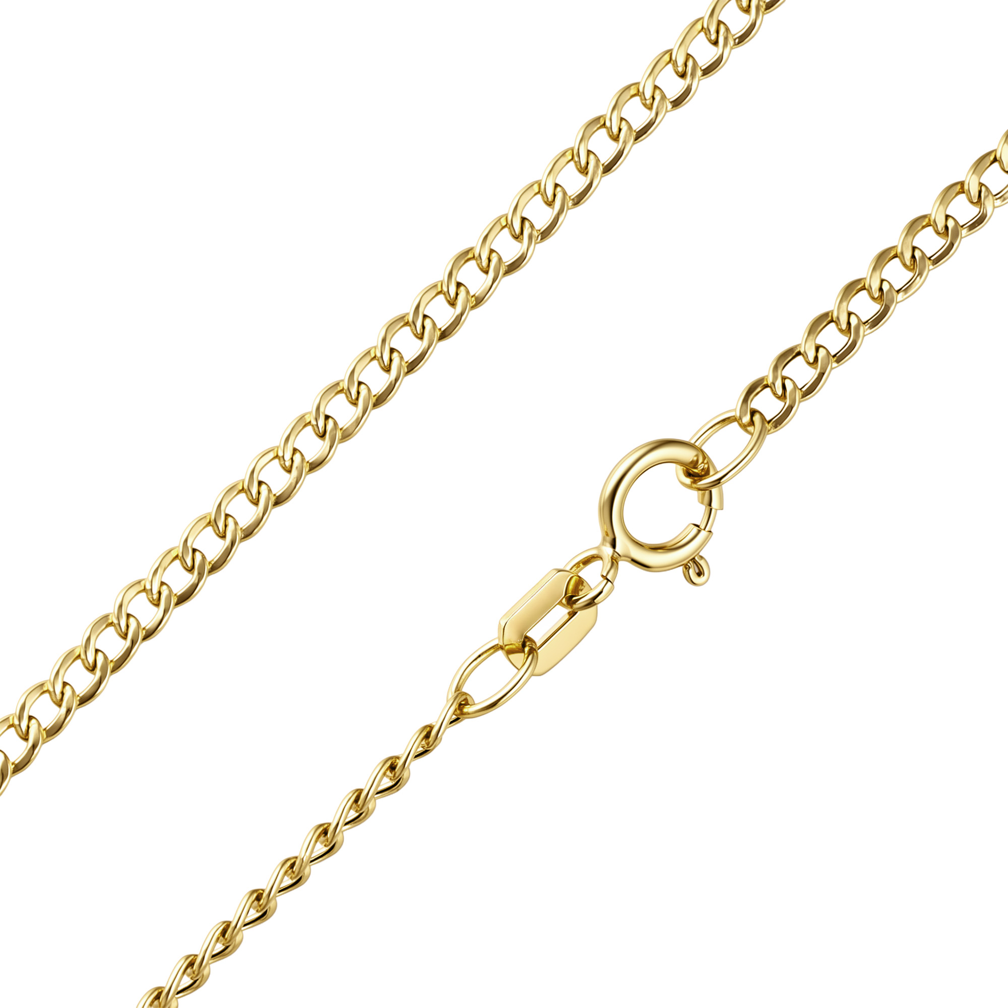 Изображение Цепочка из желтого золота "Curb"