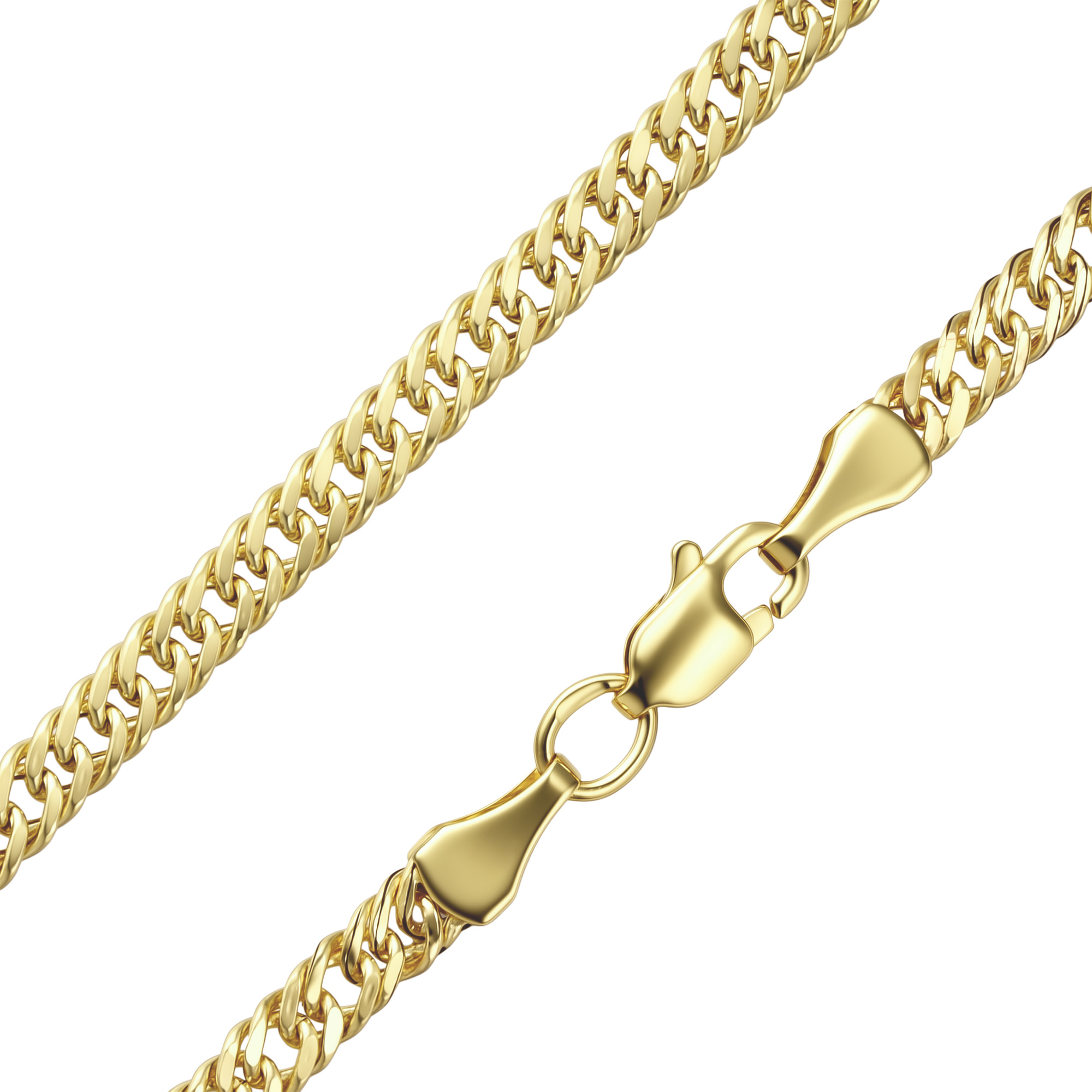 Изображение Цепочка из желтого золота "Double Curb"