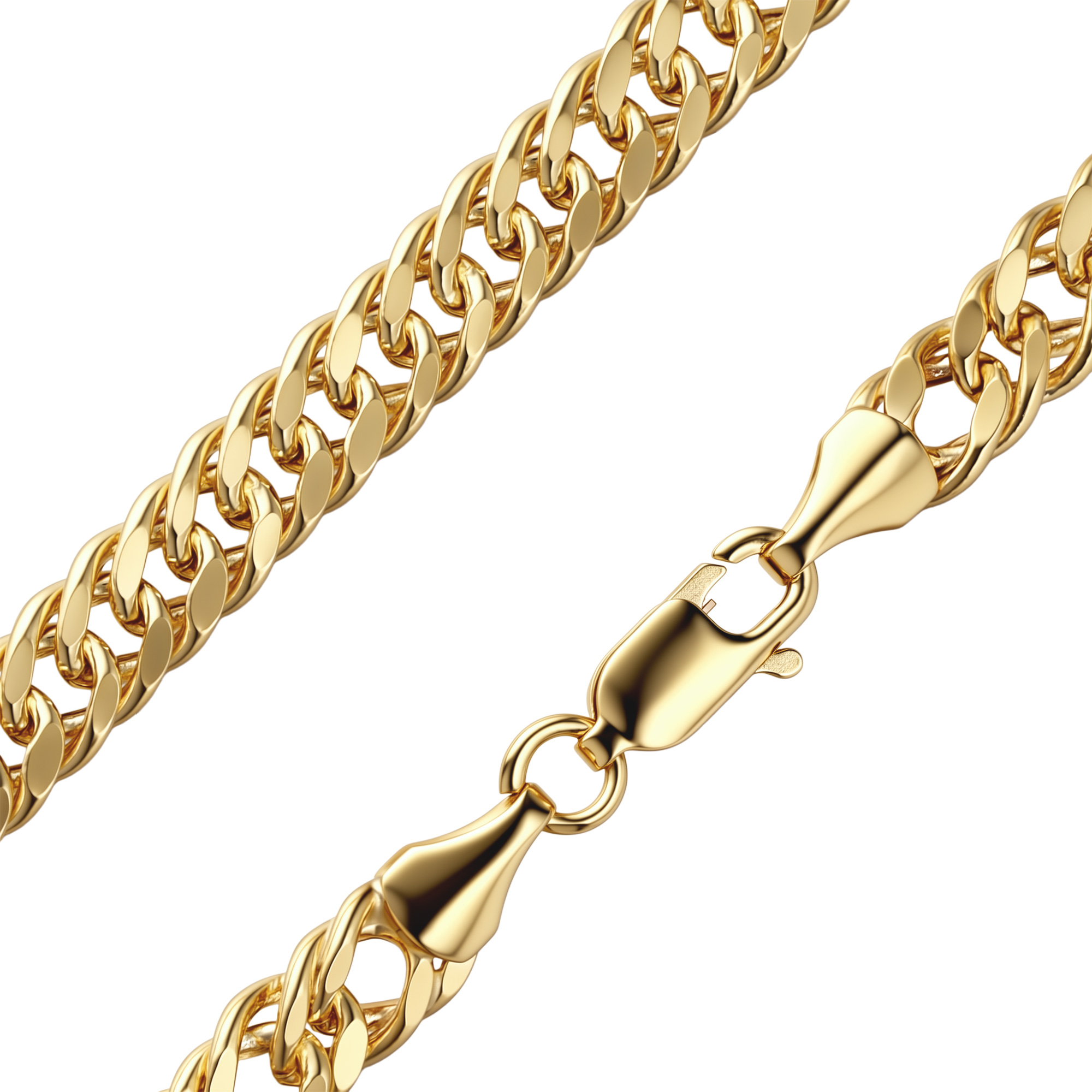 Изображение Цепочка из желтого золота "Double Curb"