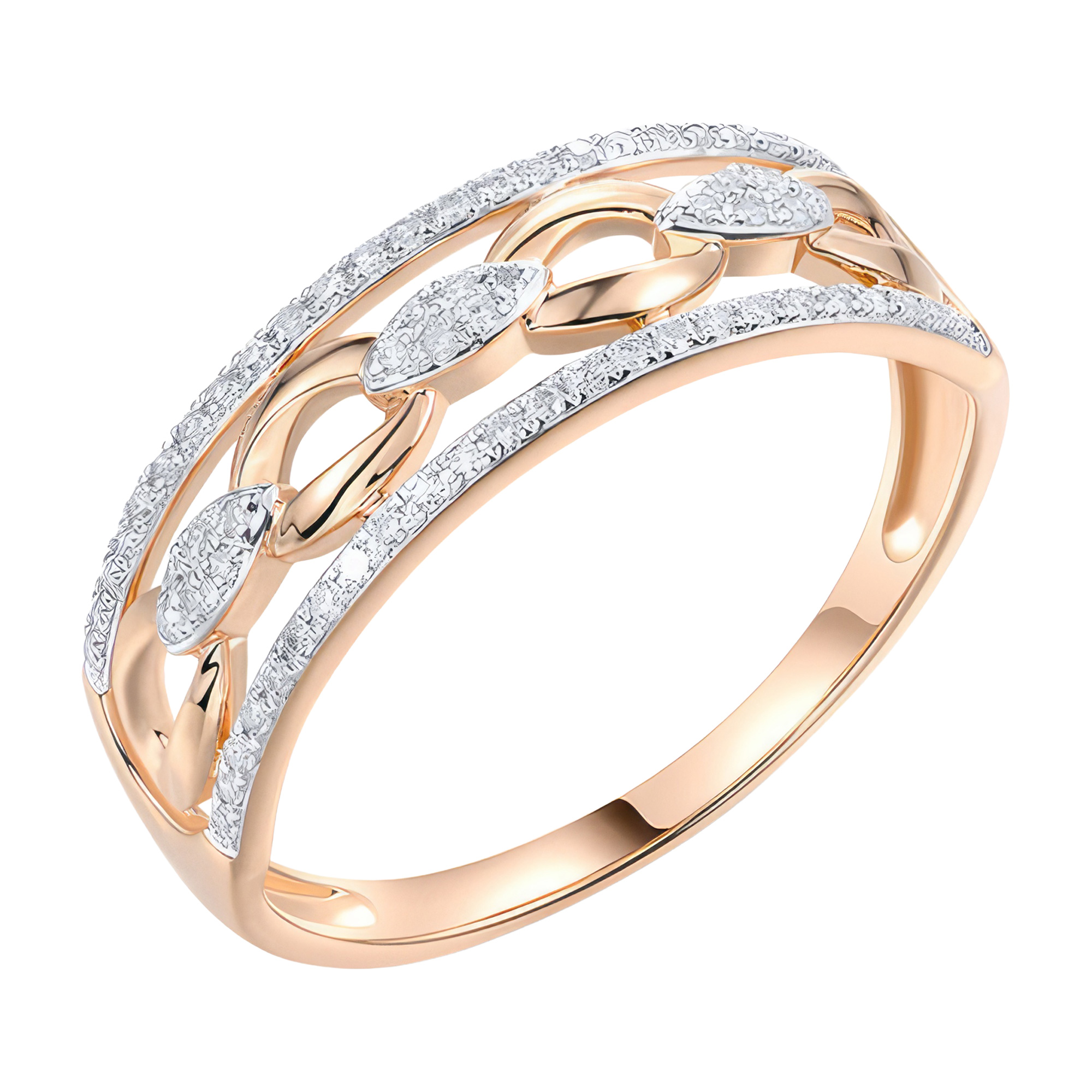 Изображение Золотое кольцо с бриллиантами