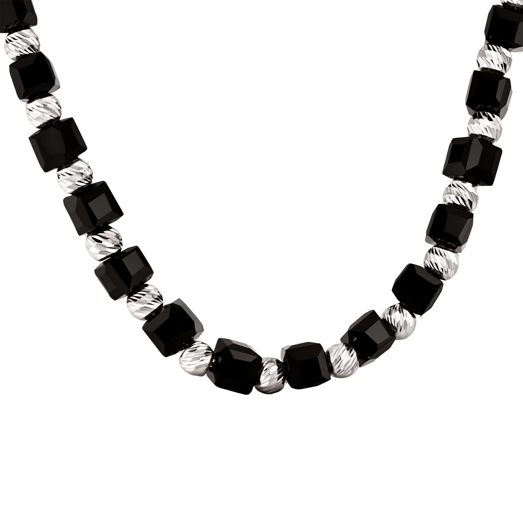 Paveikslėlis Sidabrinė grandinėlė su oniksais