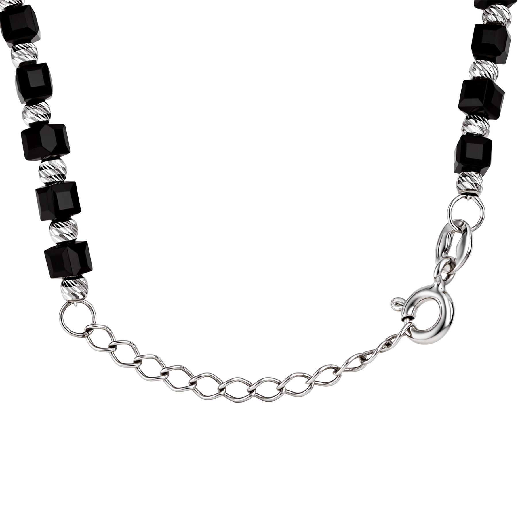 Paveikslėlis Sidabrinė grandinėlė su oniksais