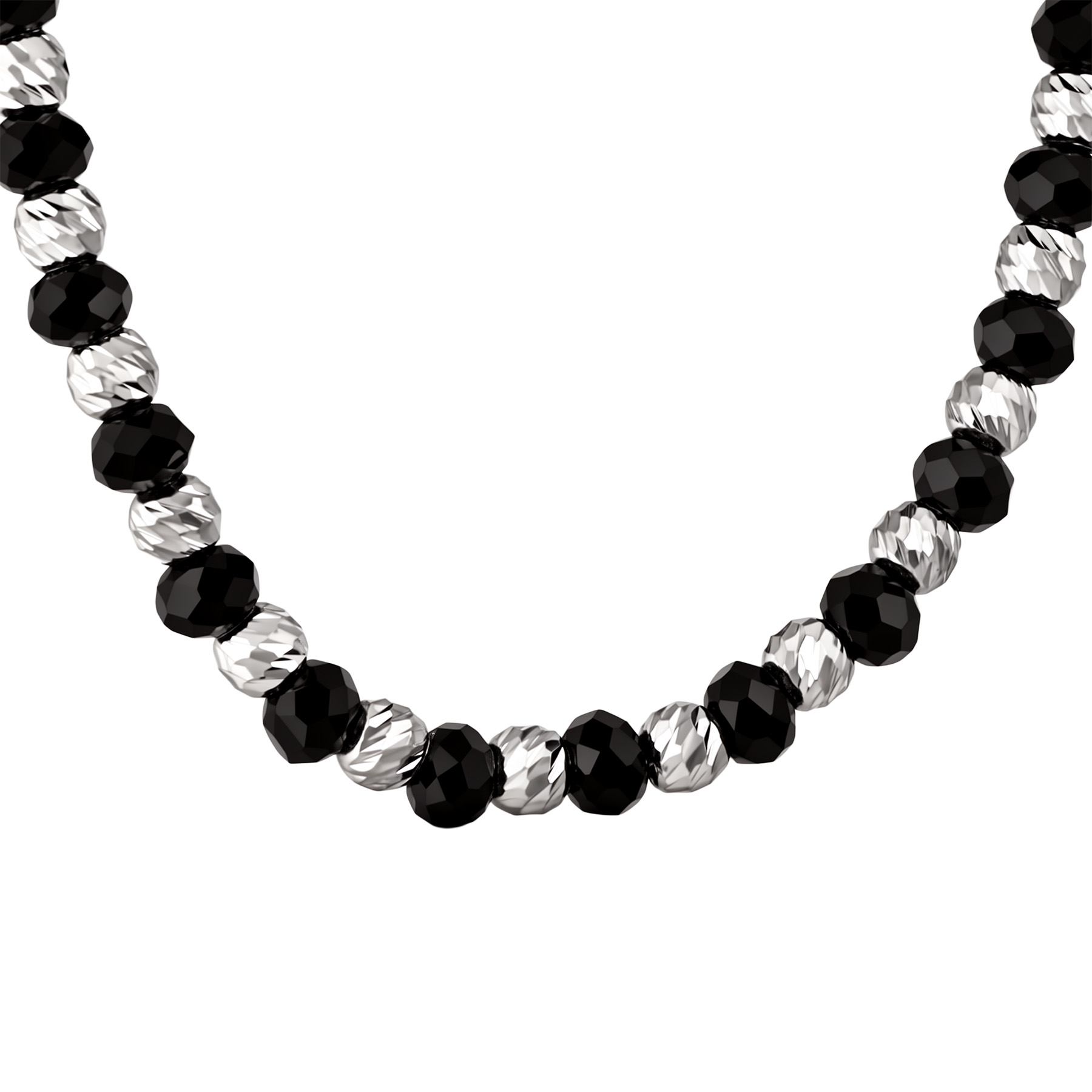 Paveikslėlis Sidabrinė grandinėlė su oniksais