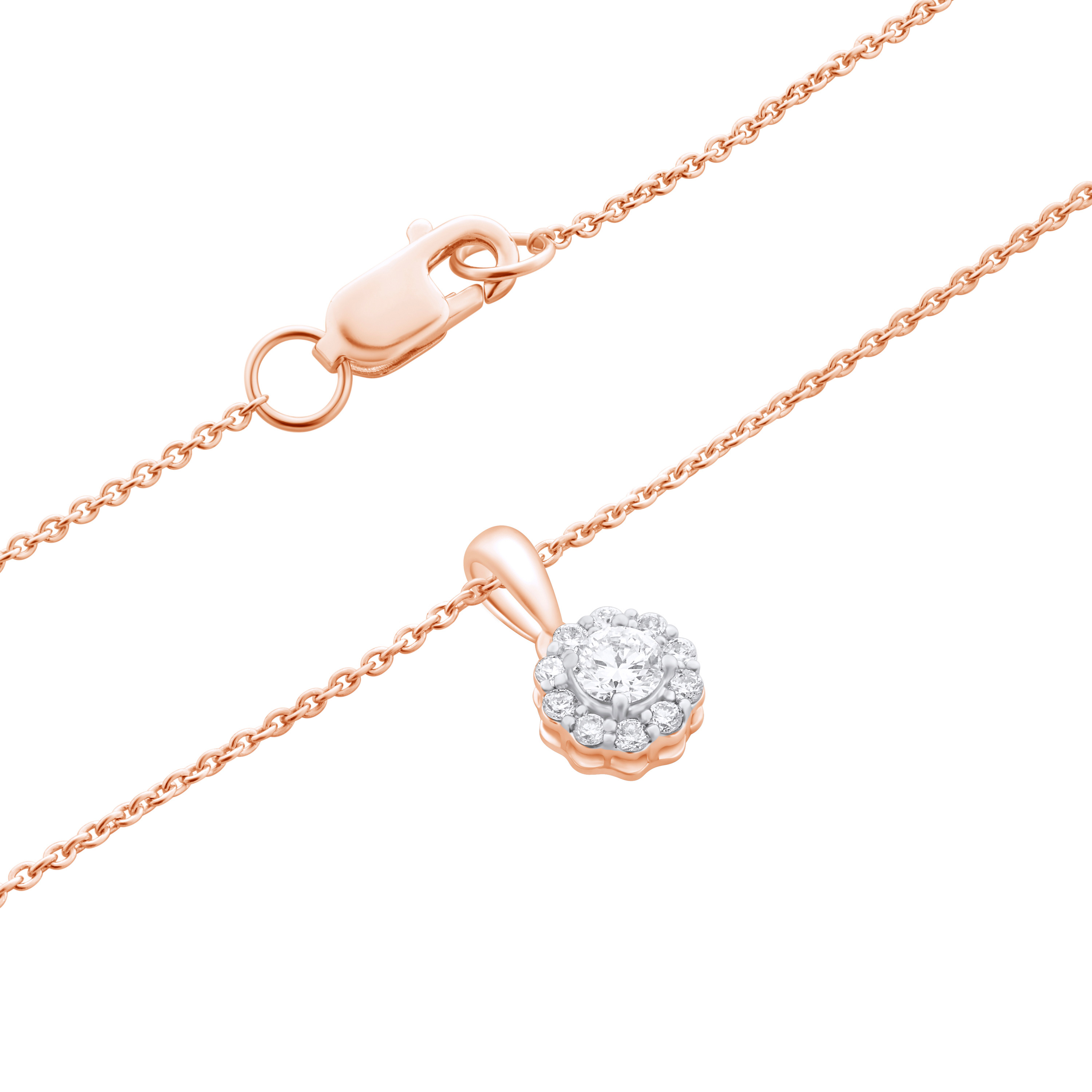 Изображение Золотая подвеска с бриллиантами