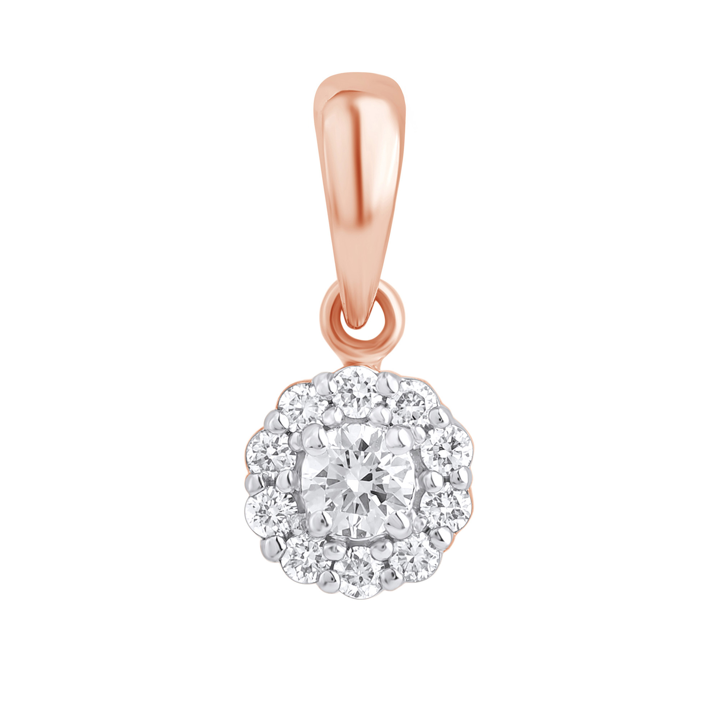 Изображение Золотая подвеска с бриллиантами