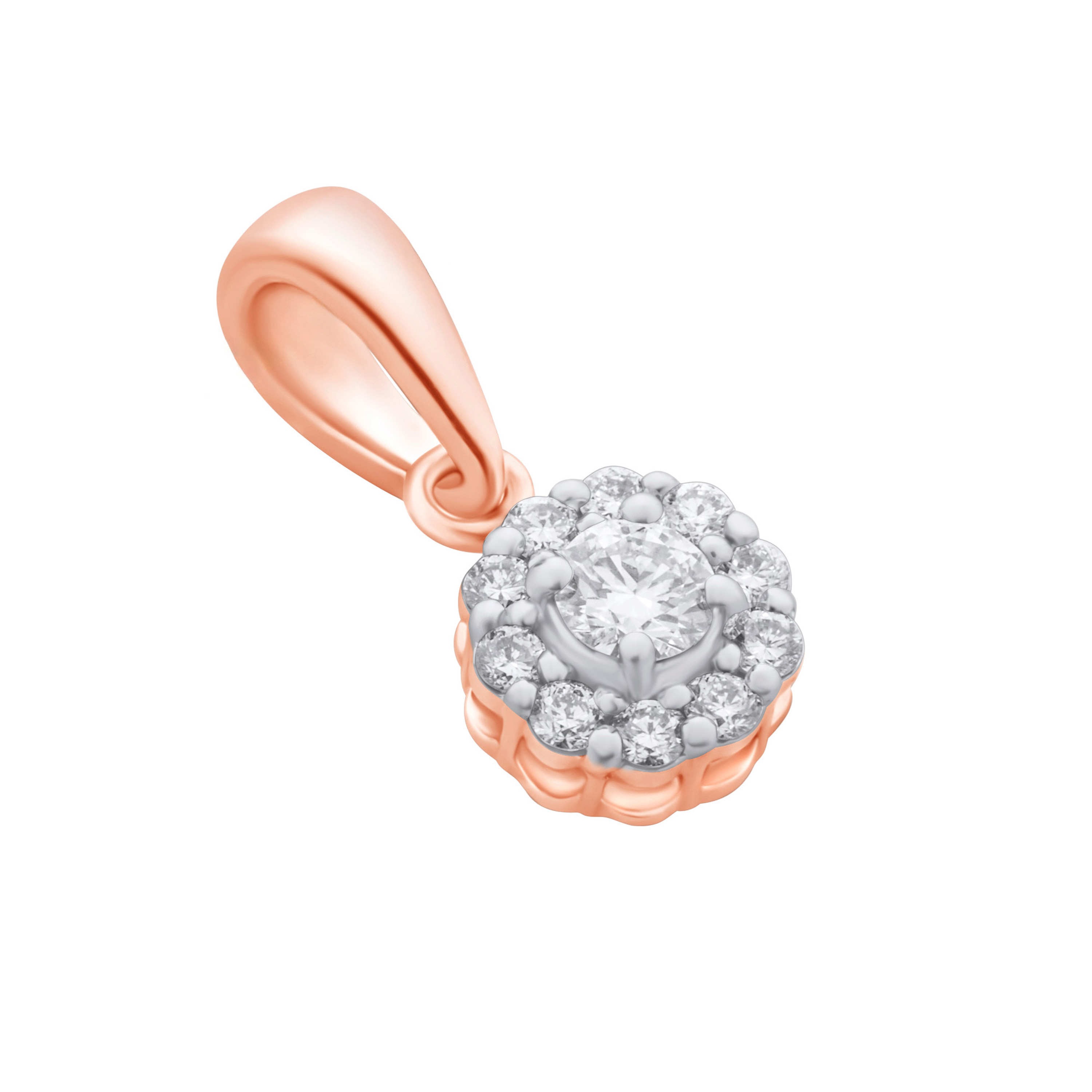 Изображение Золотая подвеска с бриллиантами