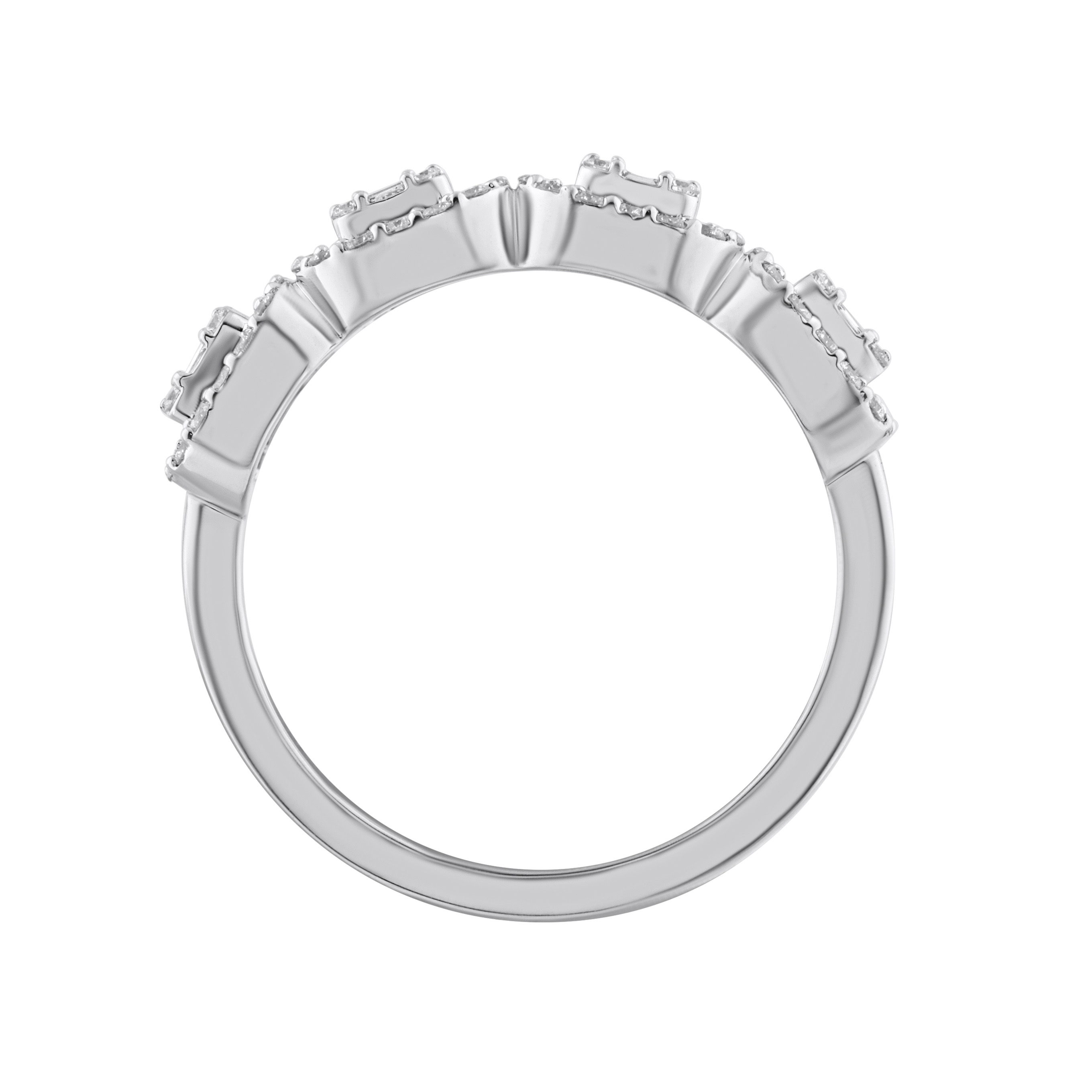 Paveikslėlis Balto aukso žiedas su briliantais