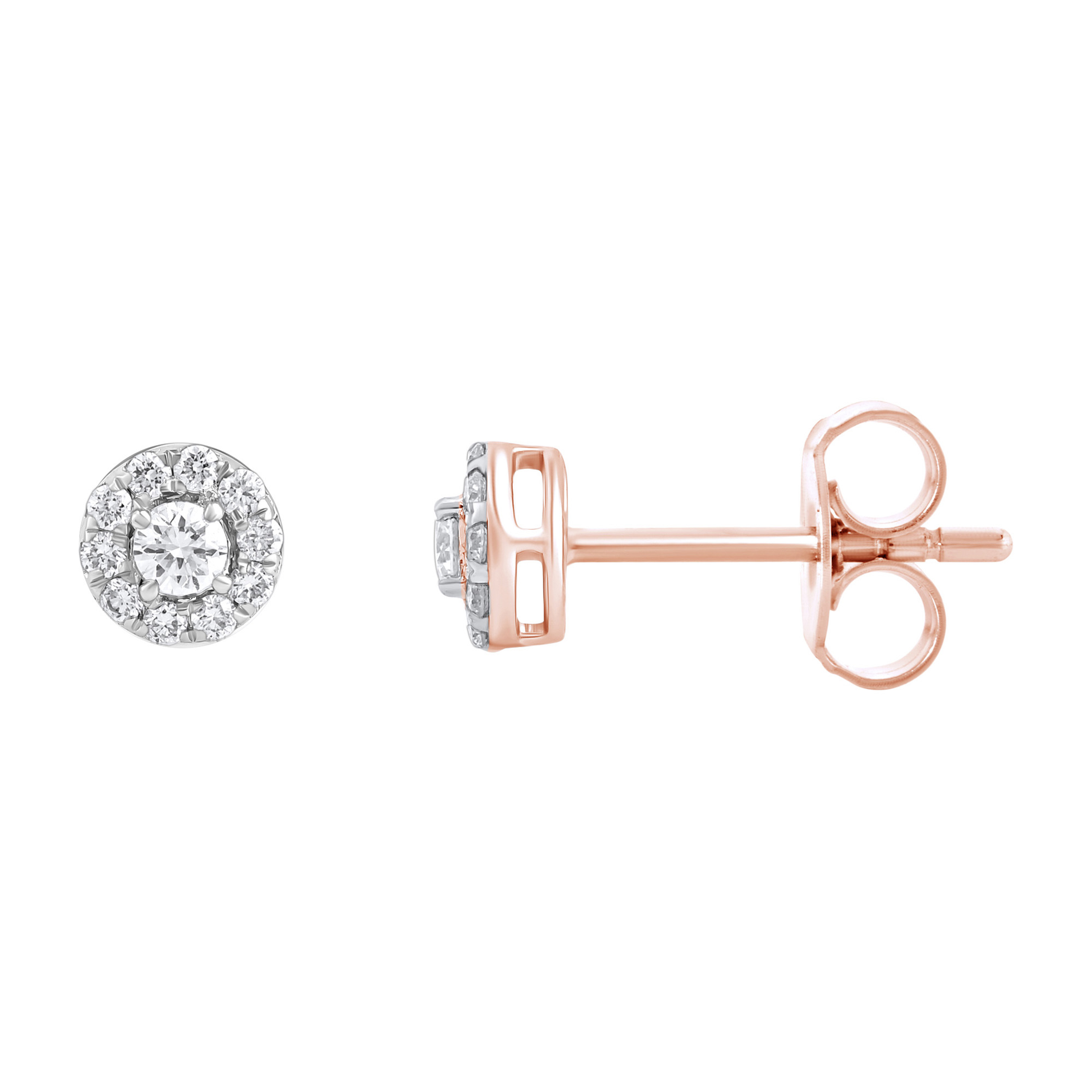 Paveikslėlis Auksiniai auskarai su briliantais