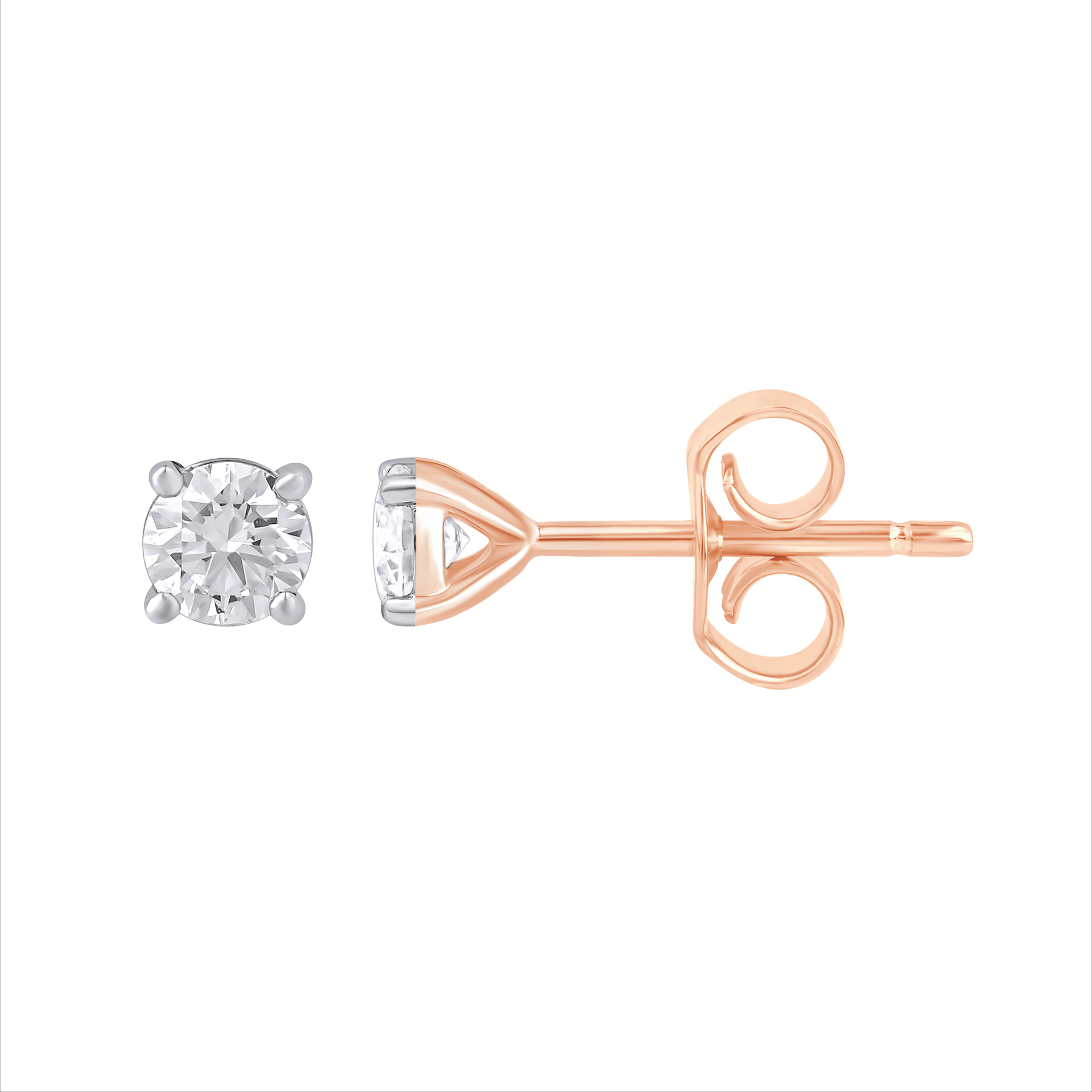 Paveikslėlis Auksiniai auskarai su briliantais