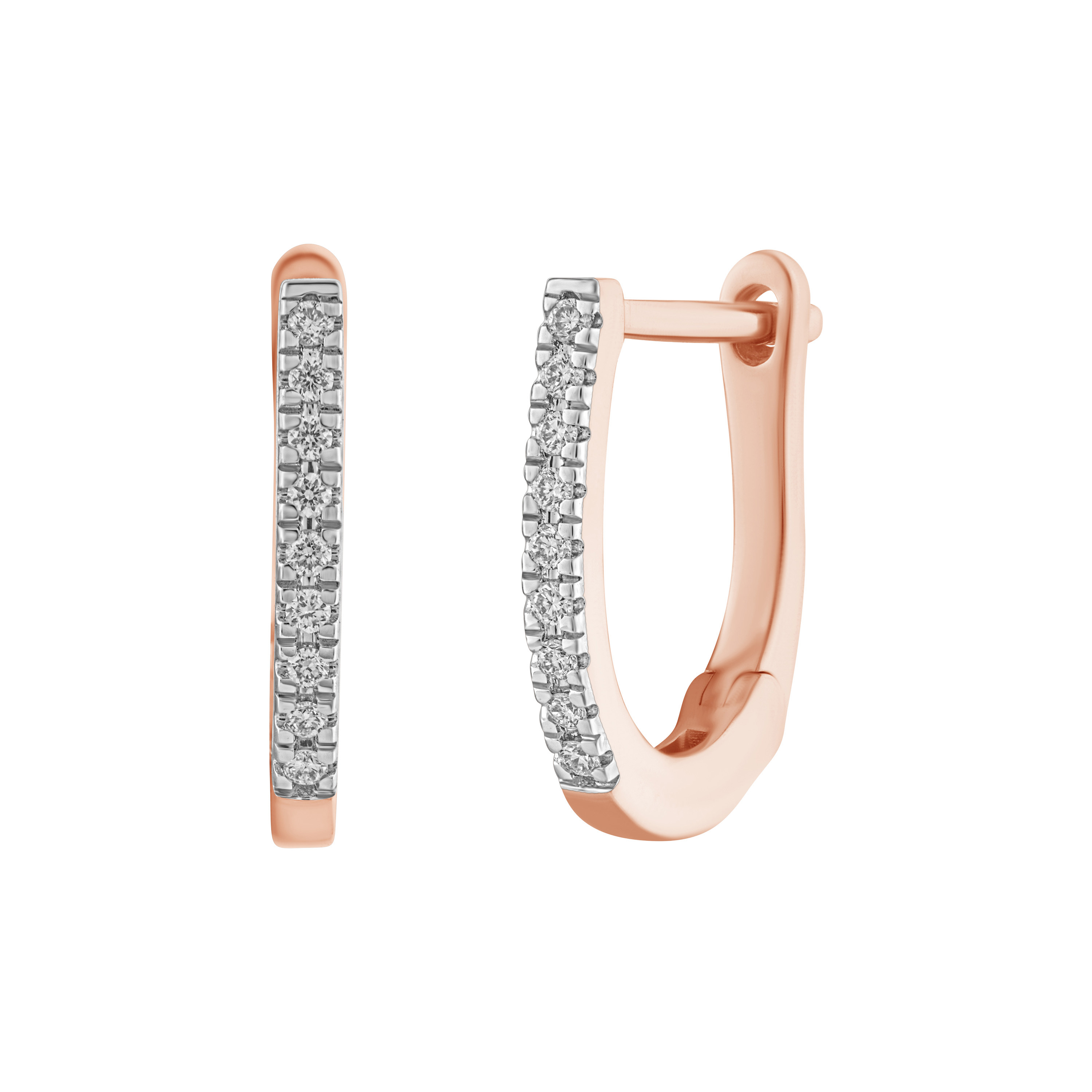 Изображение Золотые серьги с бриллиантами