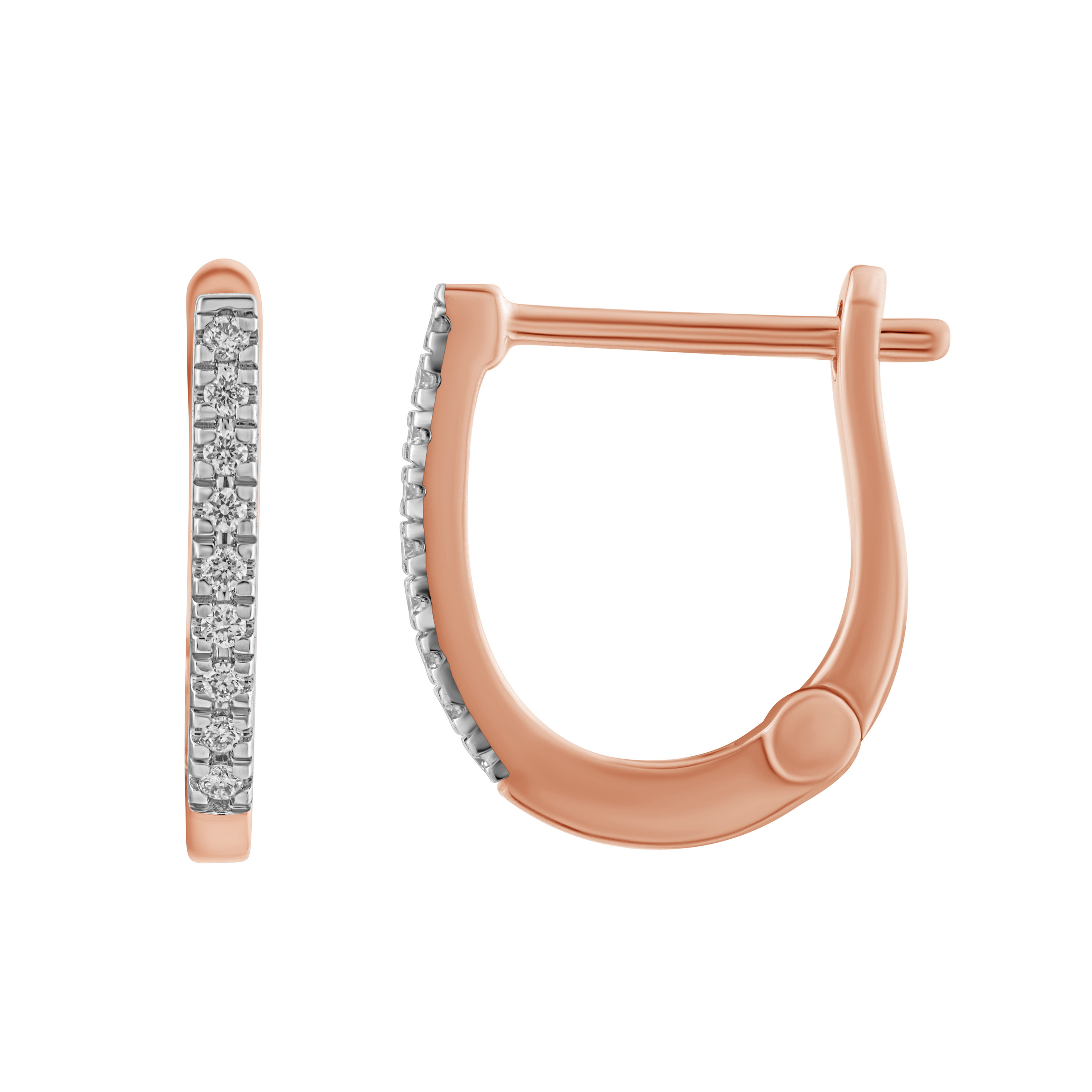 Изображение Золотые серьги с бриллиантами