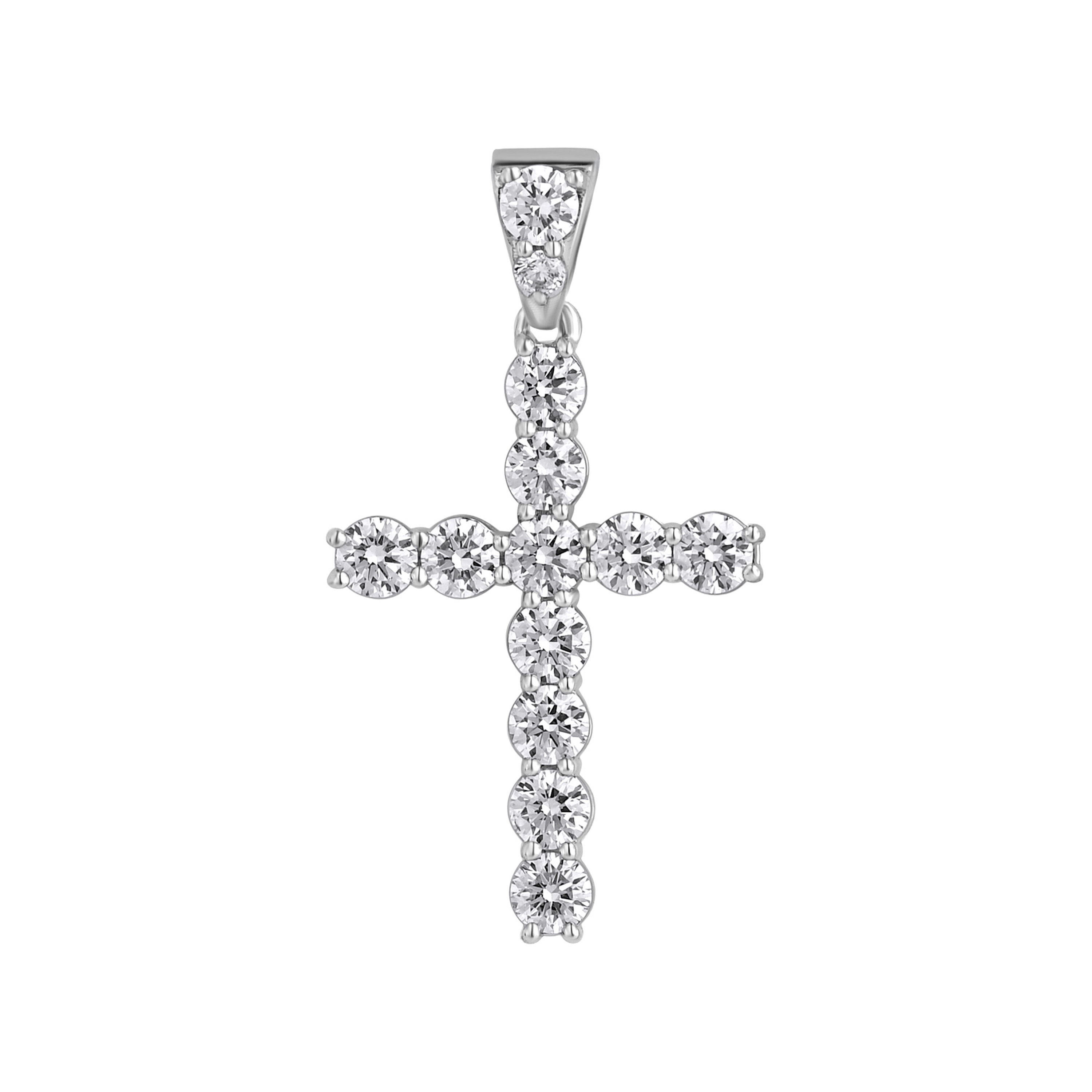 Paveikslėlis Balto aukso kryželis su LAB deimantais