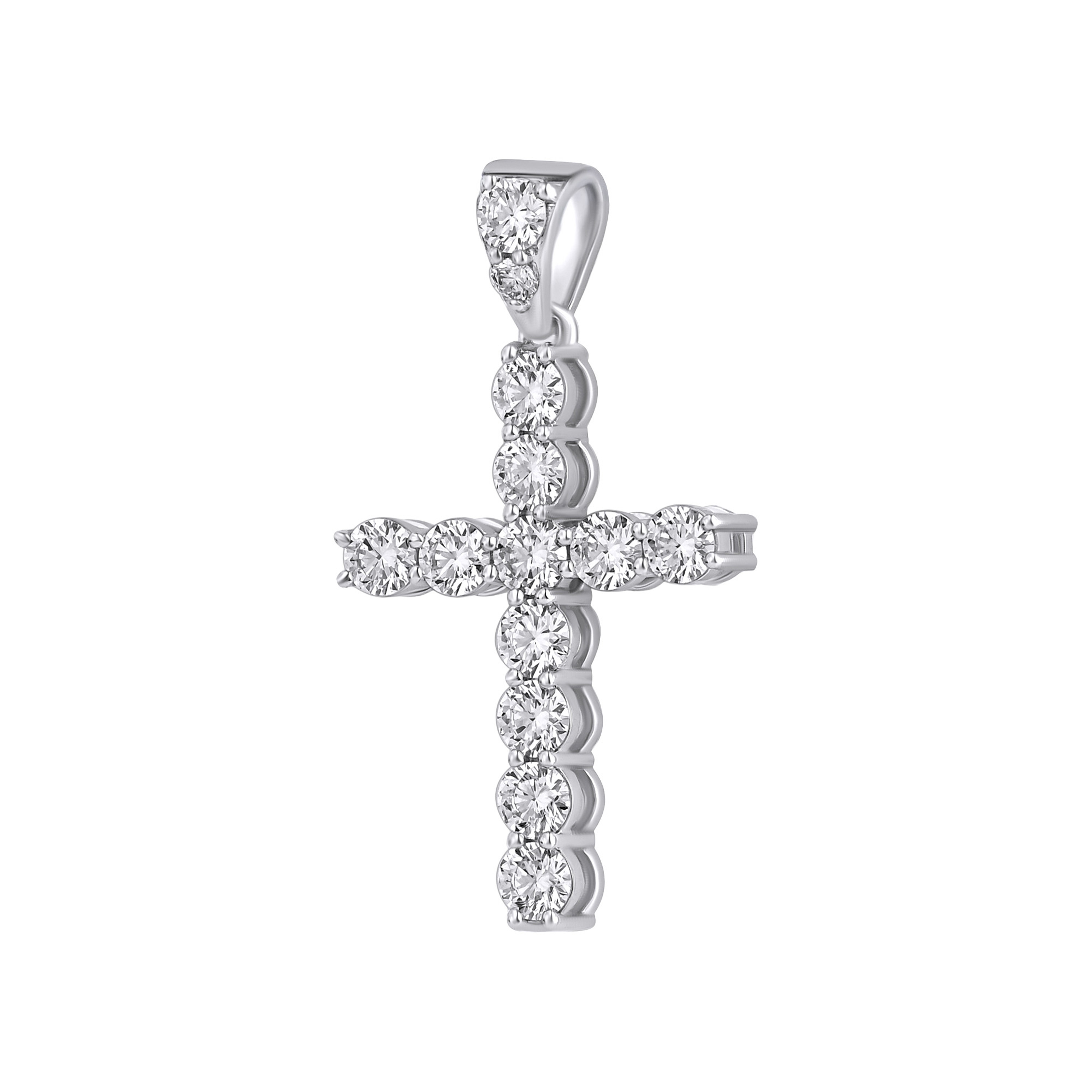 Paveikslėlis Balto aukso kryželis su LAB deimantais