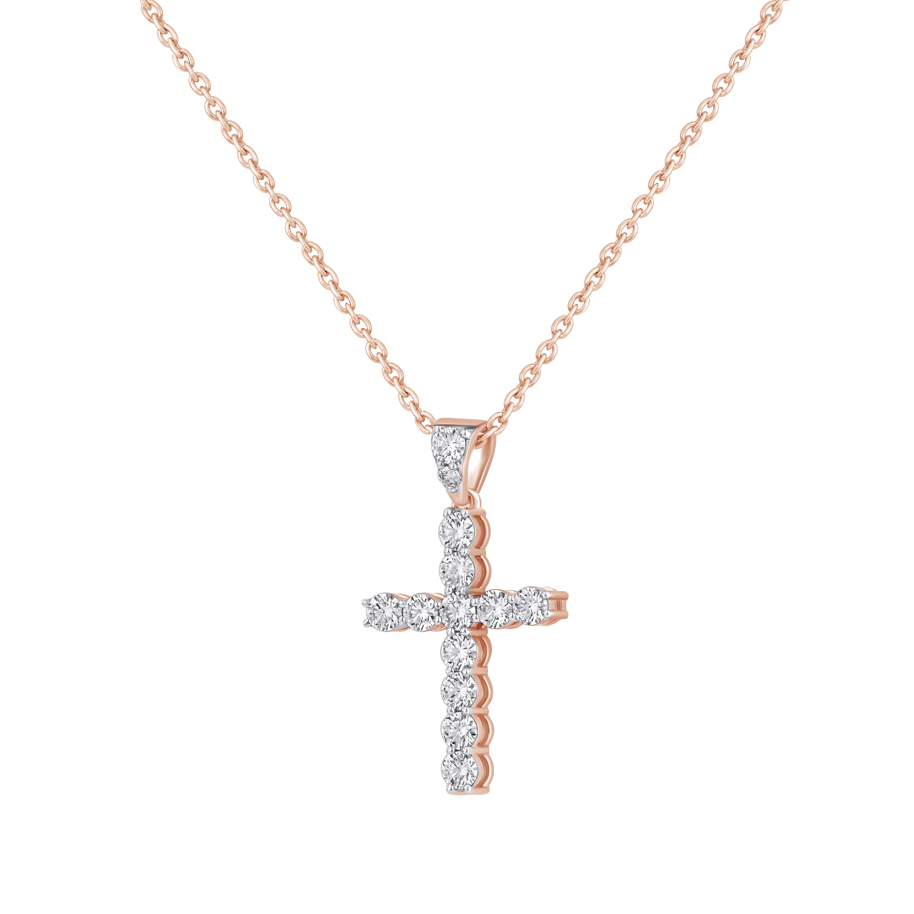 Paveikslėlis Auksinis kryželis su LAB deimantais