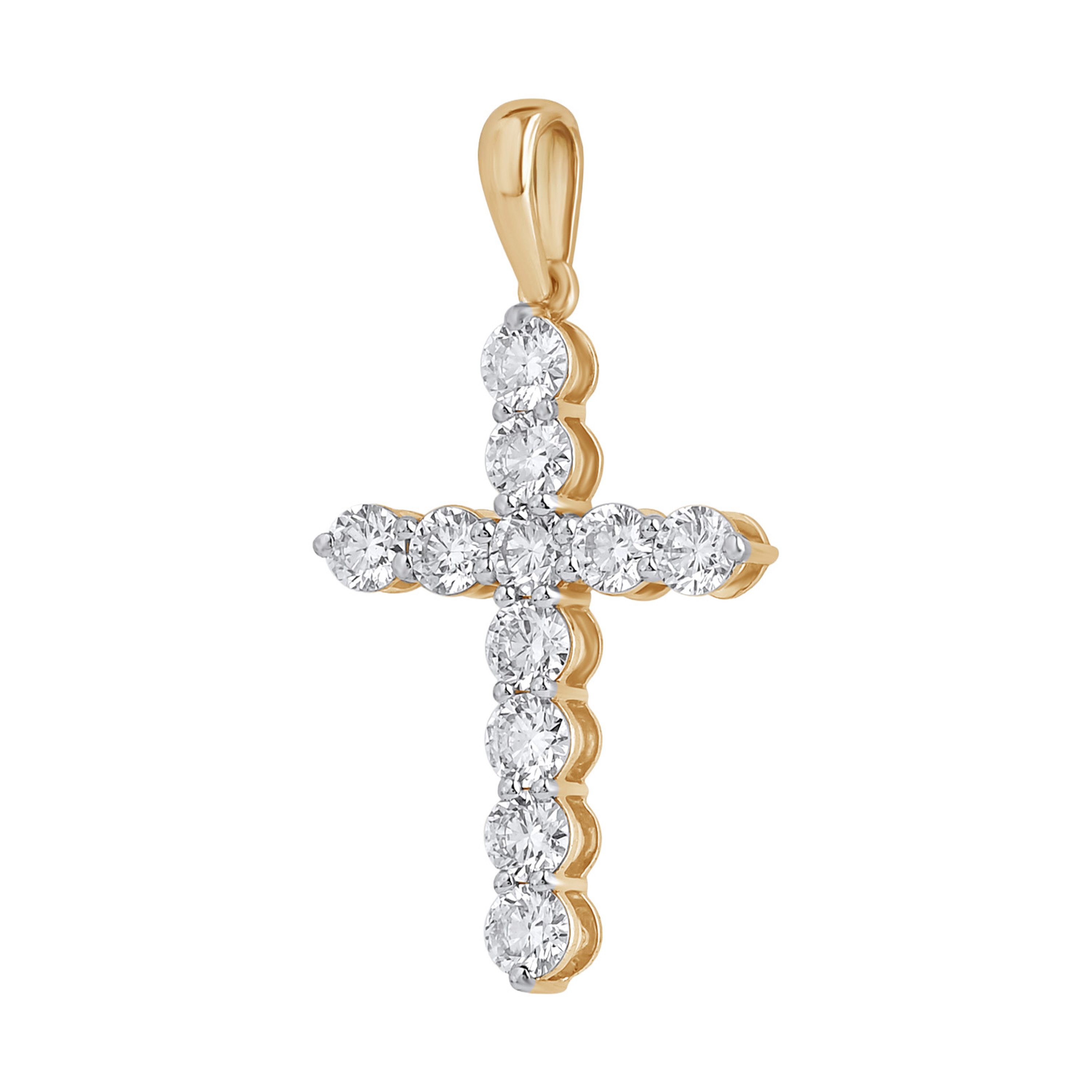 Paveikslėlis Auksinis kryželis su LAB deimantais