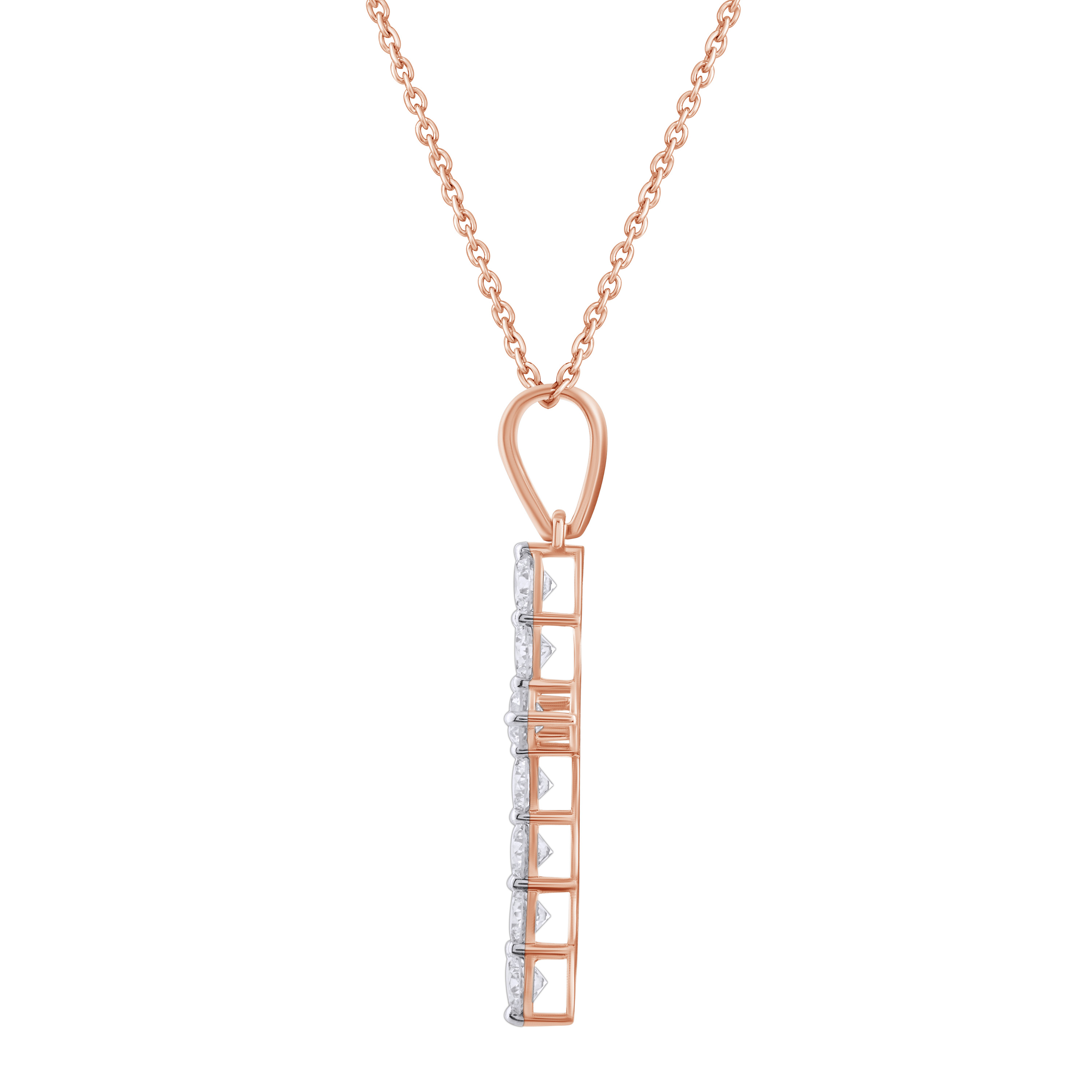 Paveikslėlis Auksinis kryželis su LAB deimantais