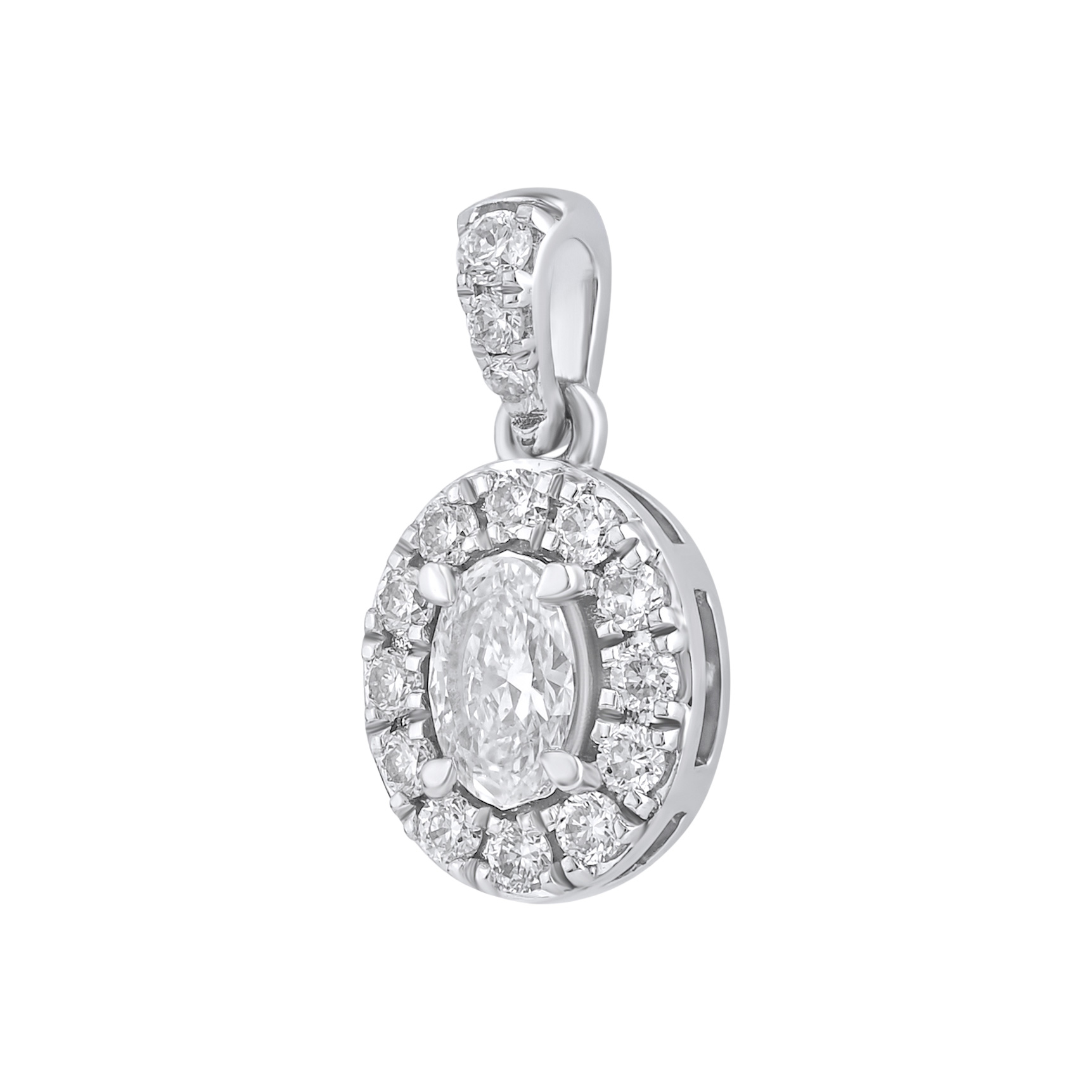 Paveikslėlis Balto aukso pakabukas su LAB deimantais