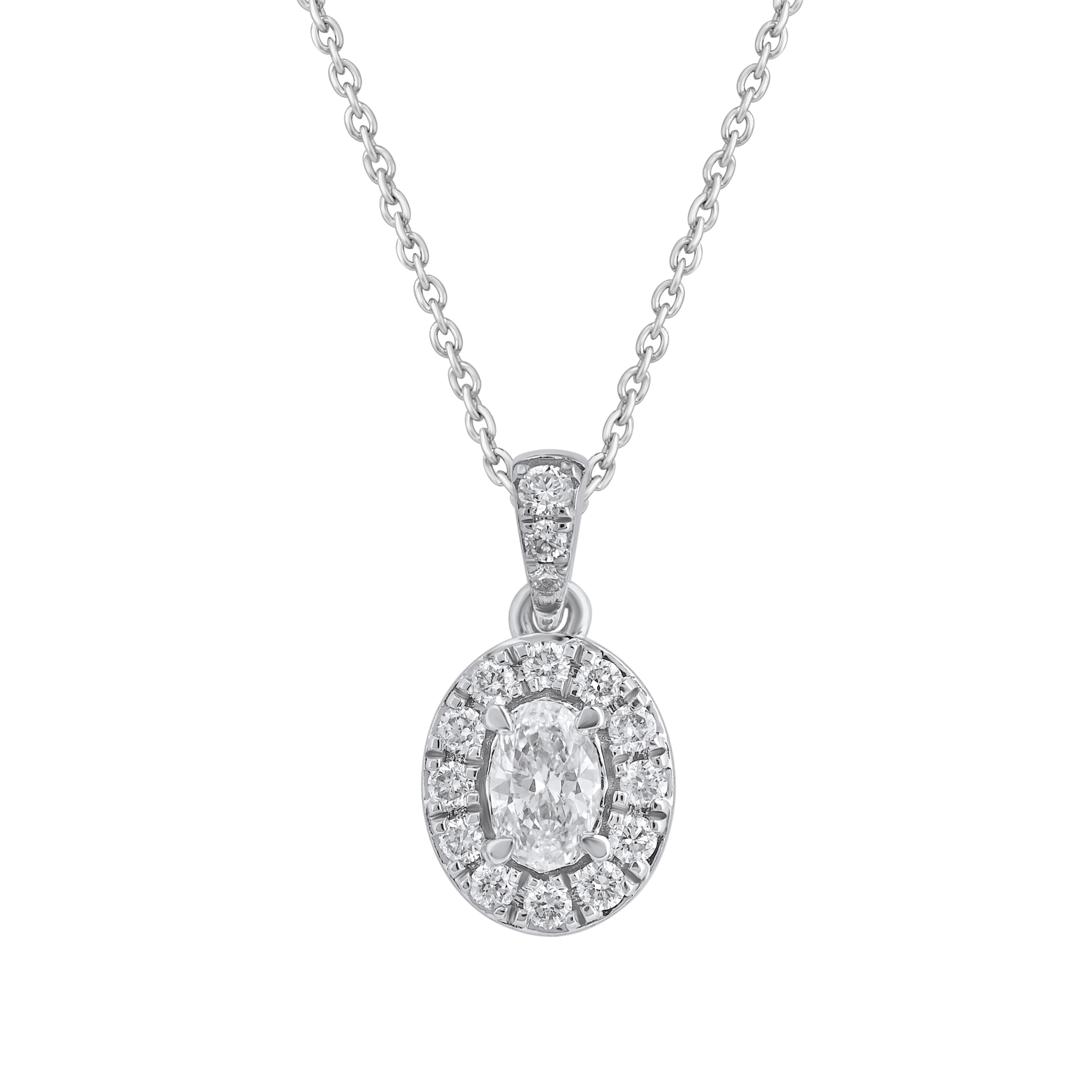 Paveikslėlis Balto aukso pakabukas su LAB deimantais