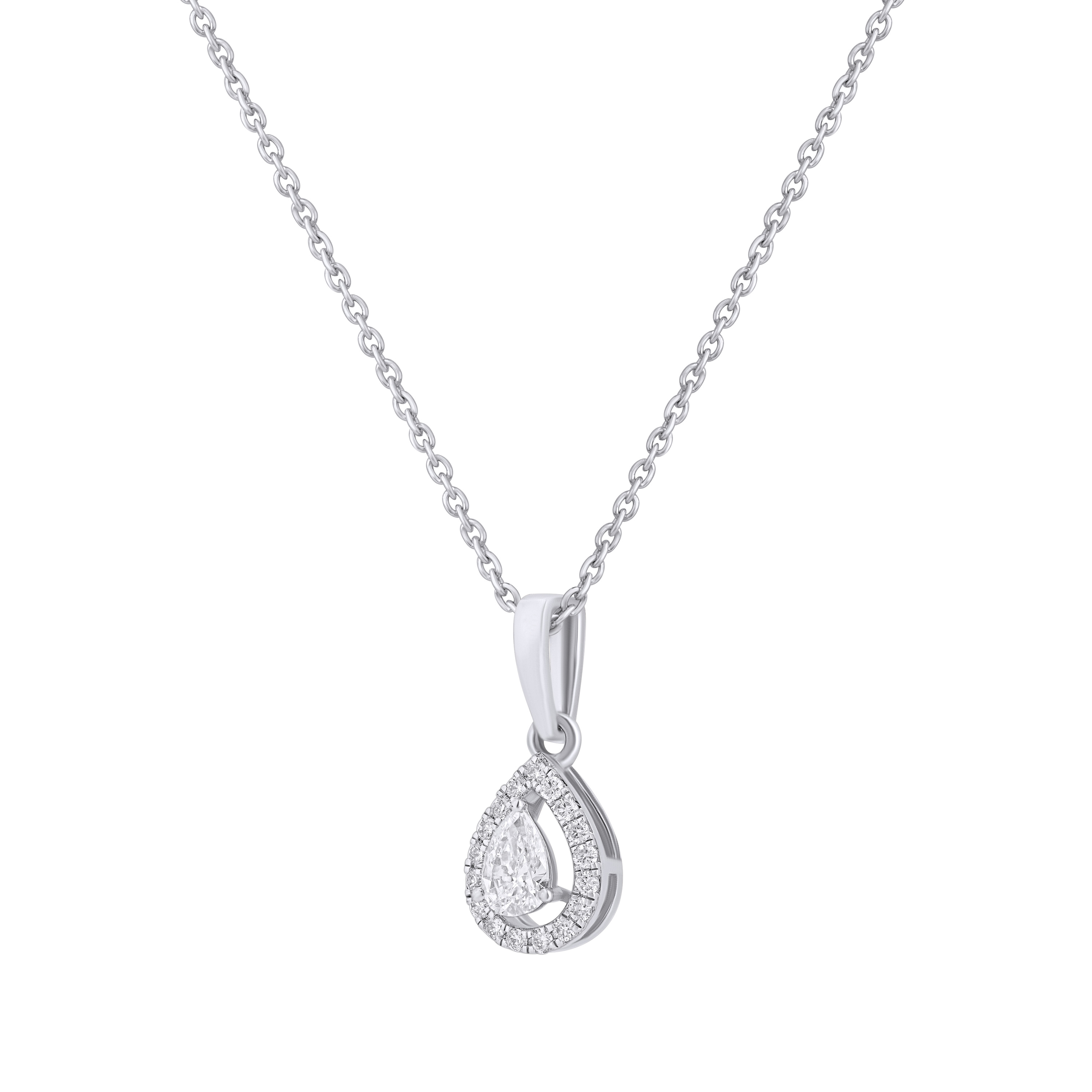 Paveikslėlis Balto aukso pakabukas su LAB deimantais