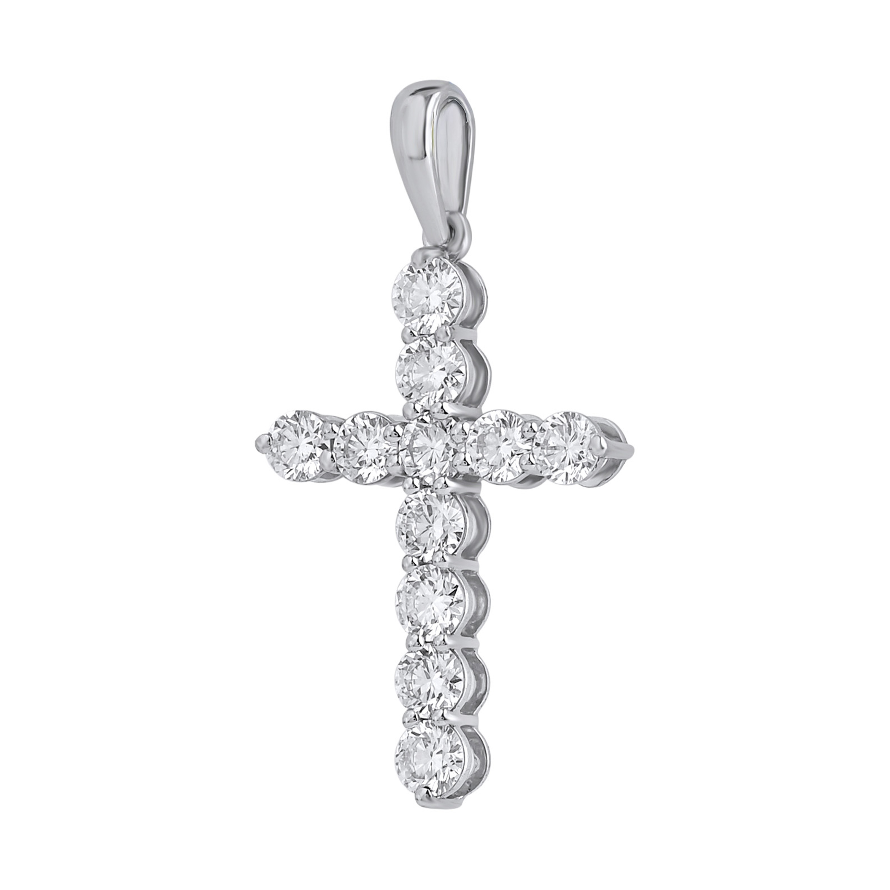 Paveikslėlis Balto aukso kryželis su LAB deimantais