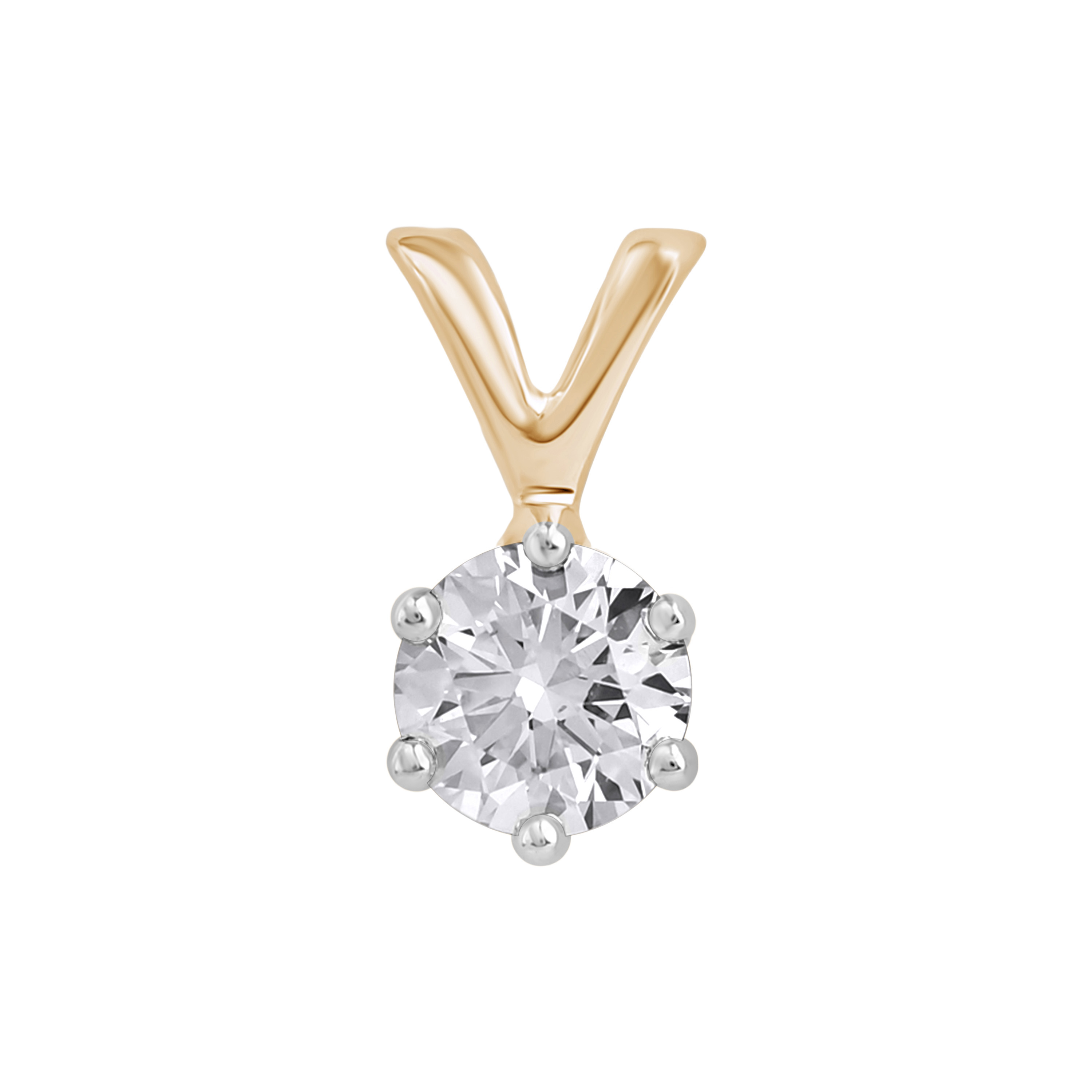 Paveikslėlis Geltono aukso pakabukas su LAB deimantu