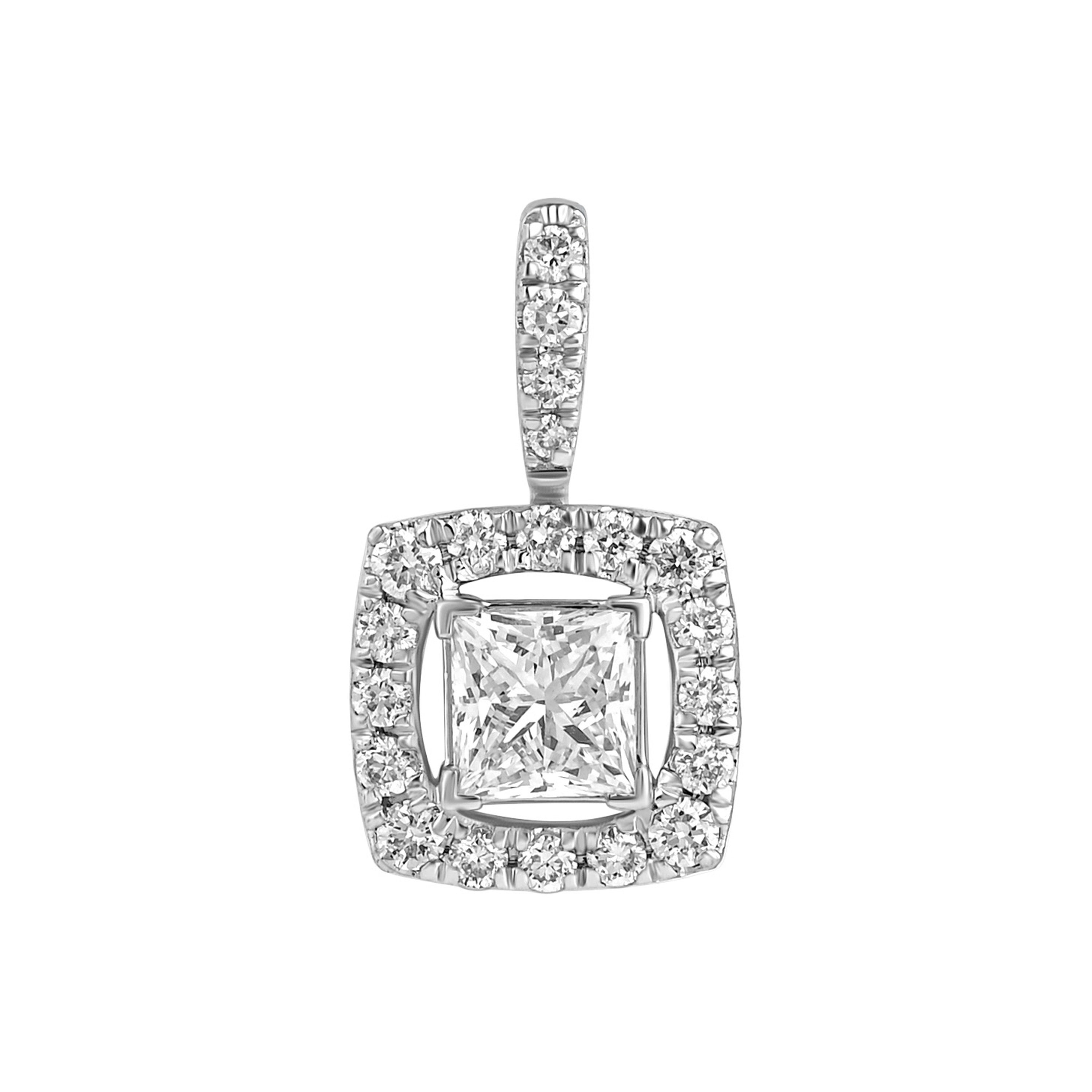 Paveikslėlis Balto aukso pakabukas su LAB deimantais