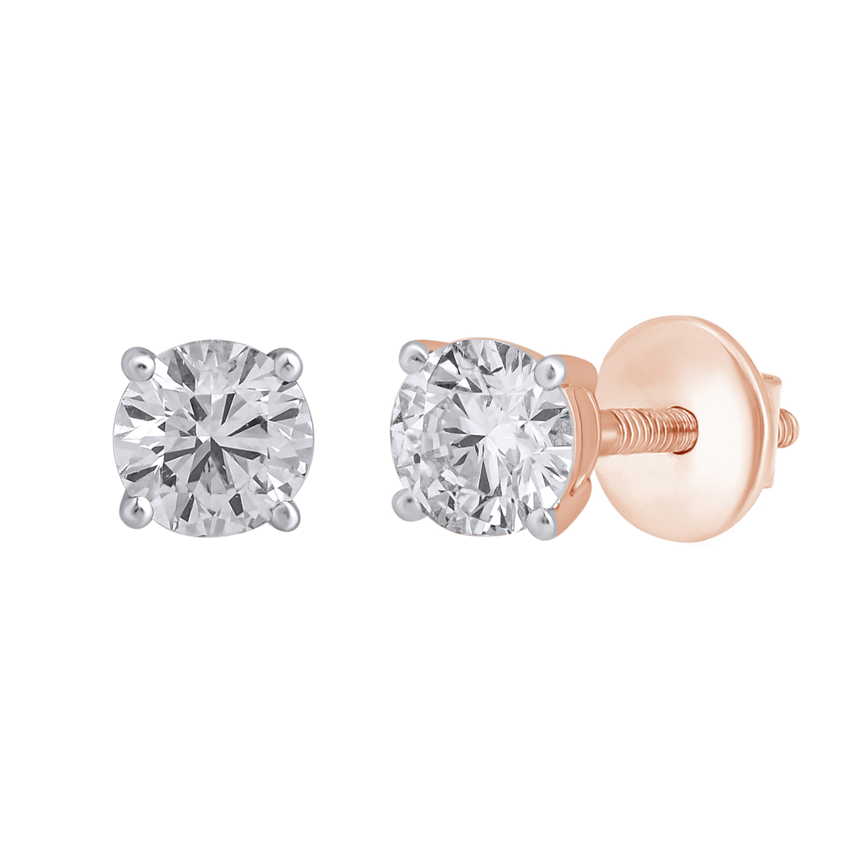 Paveikslėlis Auksiniai auskarai su LAB deimantais