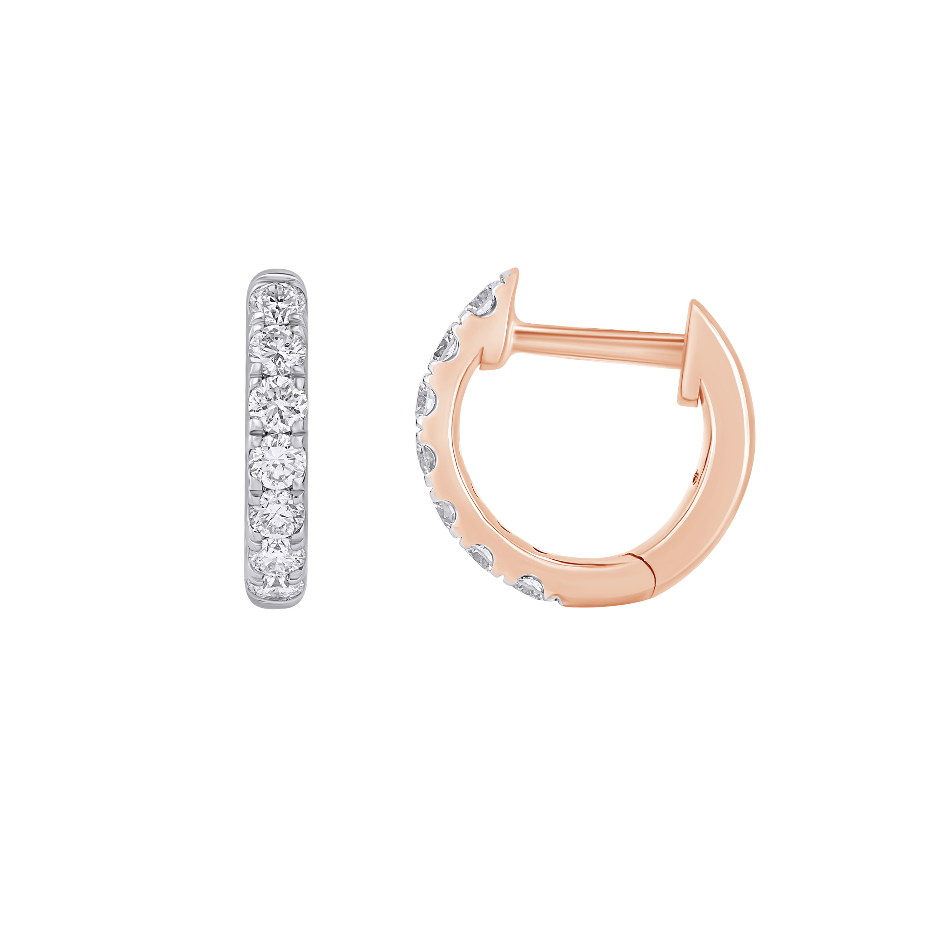 Paveikslėlis Auksiniai auskarai su LAB deimantais