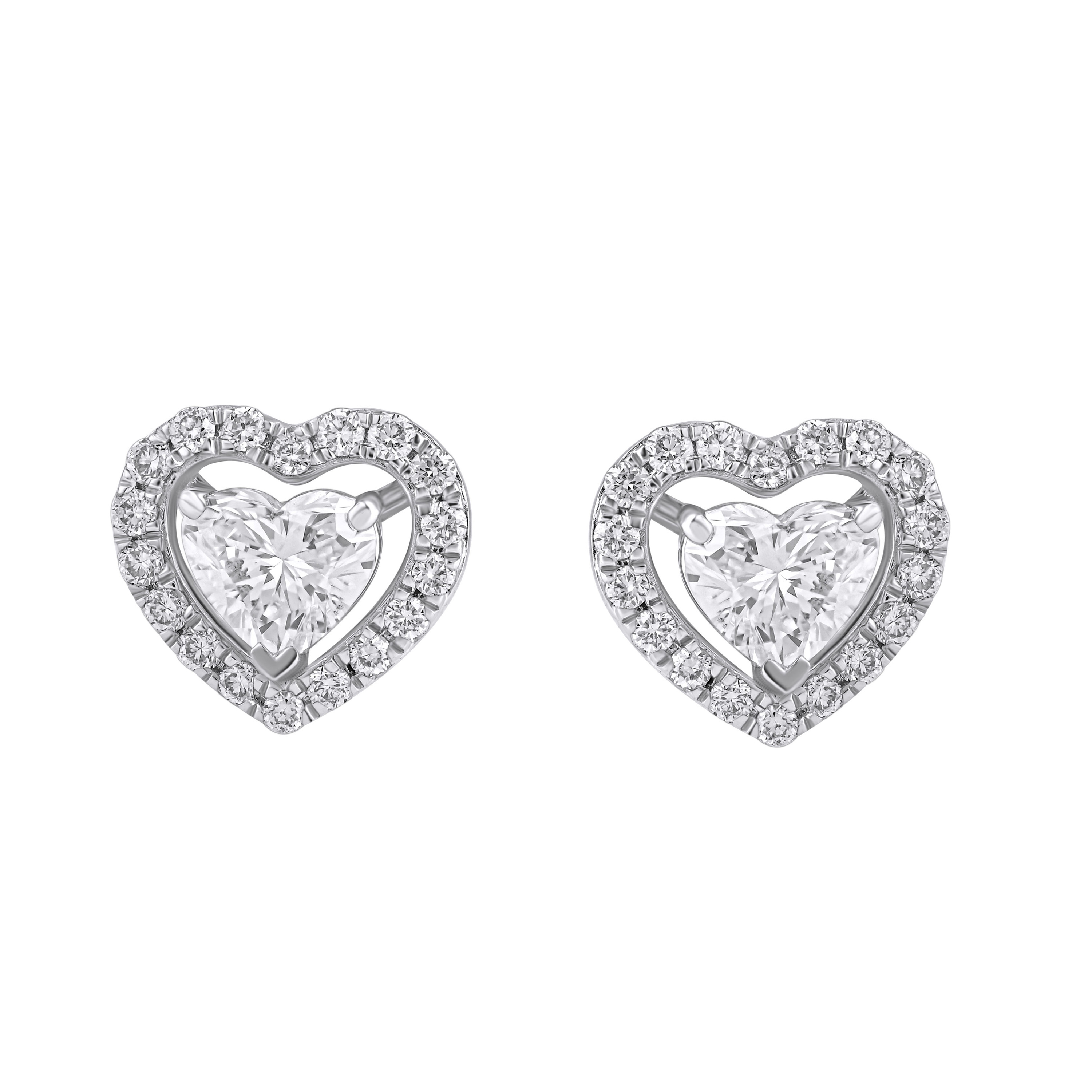 Paveikslėlis Balto aukso auskarai su LAB deimantais