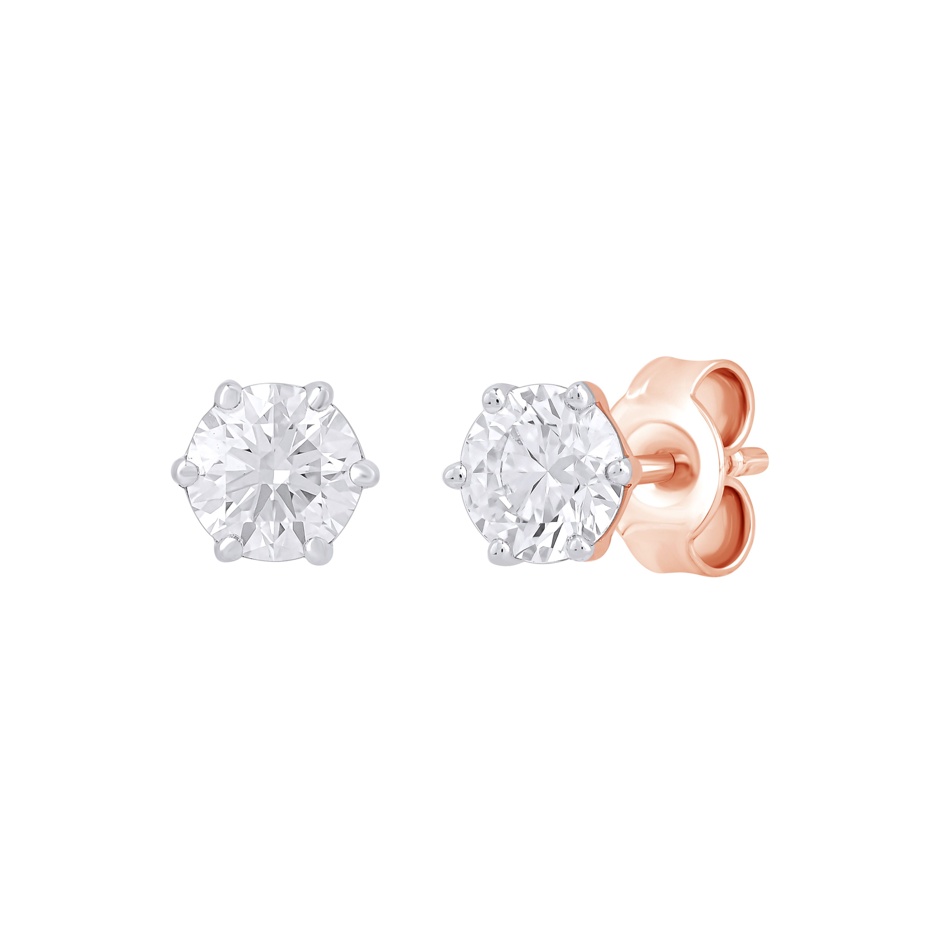 Paveikslėlis Auksiniai auskarai su LAB deimantais