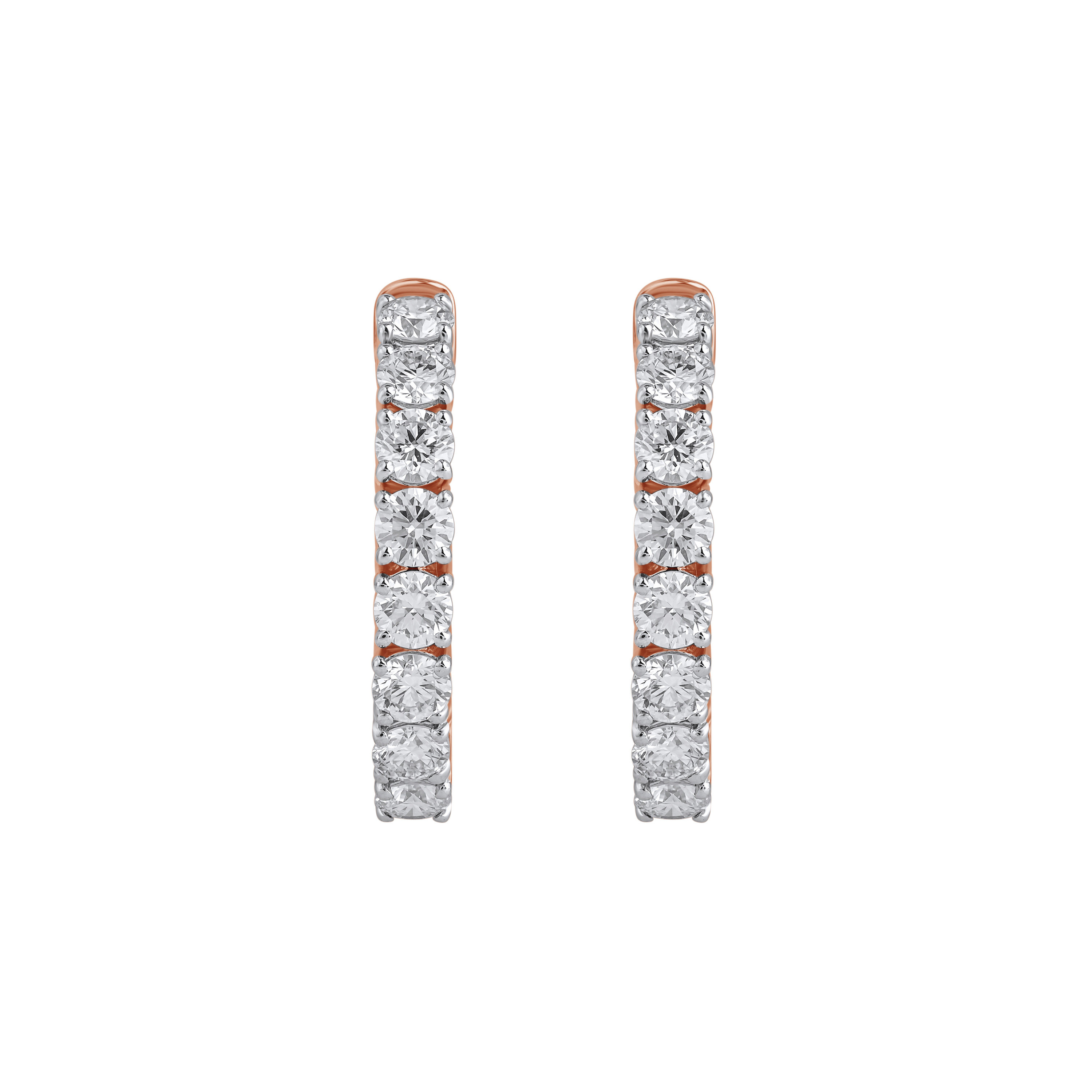 Paveikslėlis Auksiniai auskarai su LAB deimantais