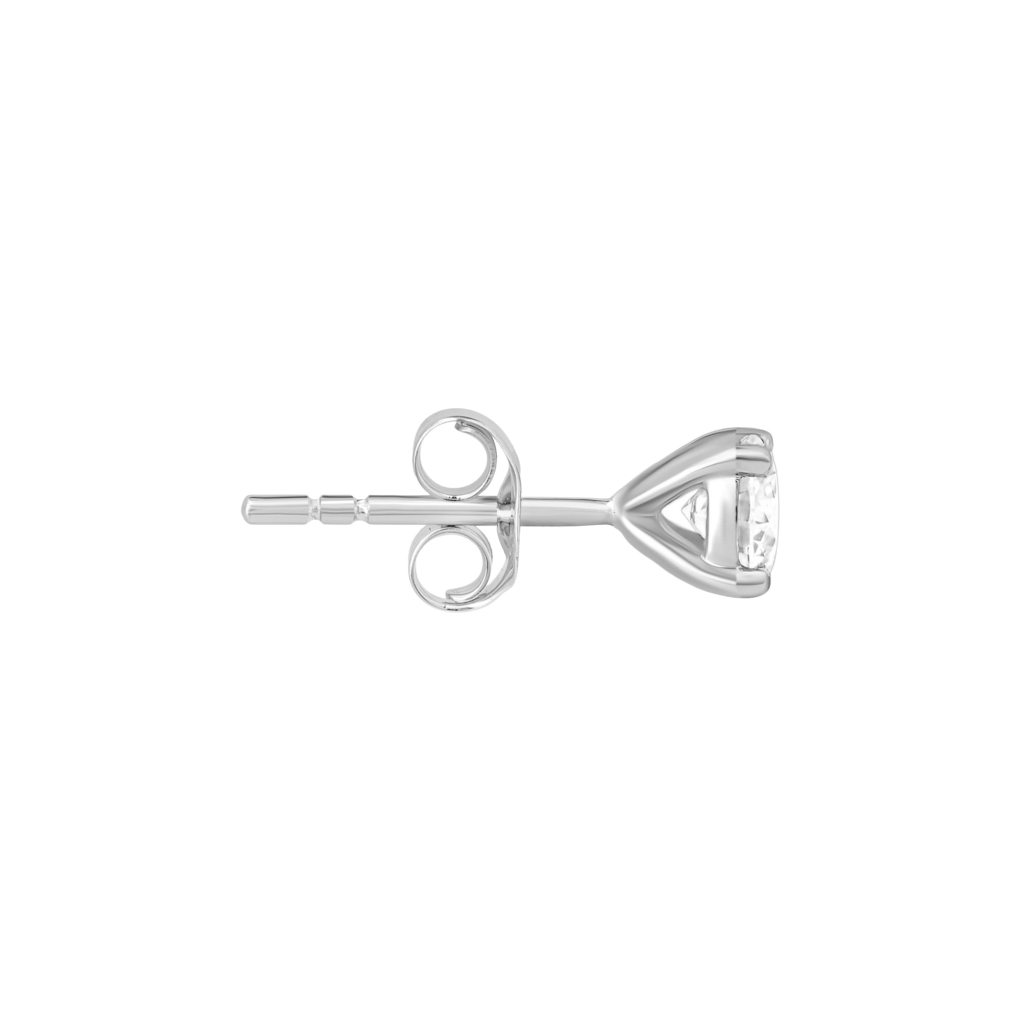 Paveikslėlis Balto aukso auskaras su LAB deimantu