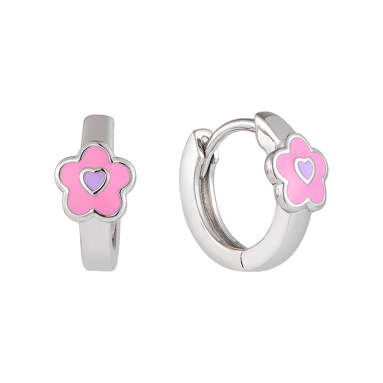 Paveikslėlis Sidabriniai auskarai su emaliu