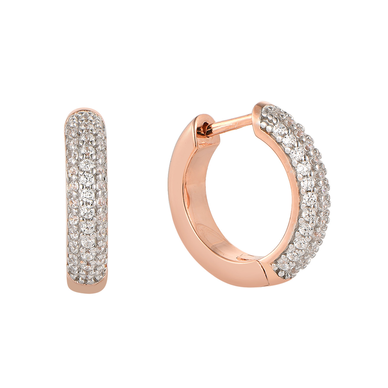 Изображение Серебряные серьги с цирконами