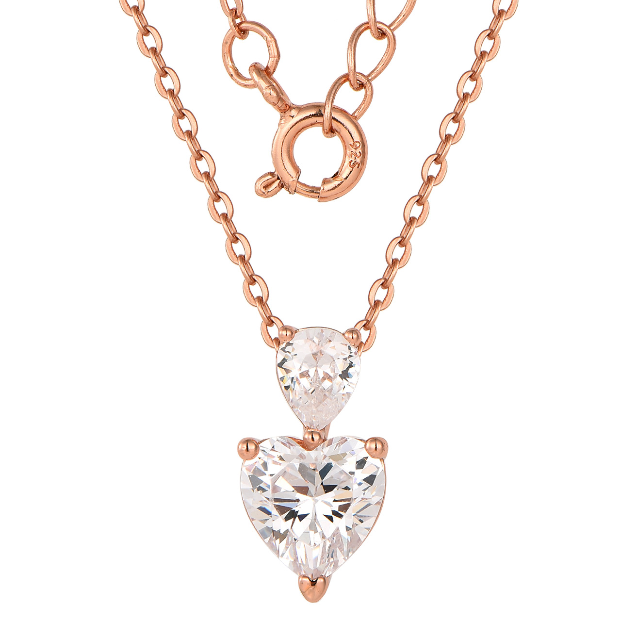 Изображение Цепочка из позолоченного серебра с цирконами