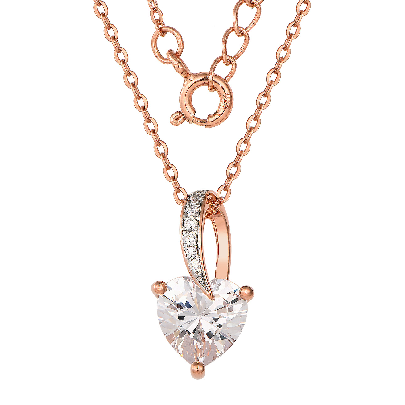 Изображение Цепочка из позолоченного серебра с цирконами