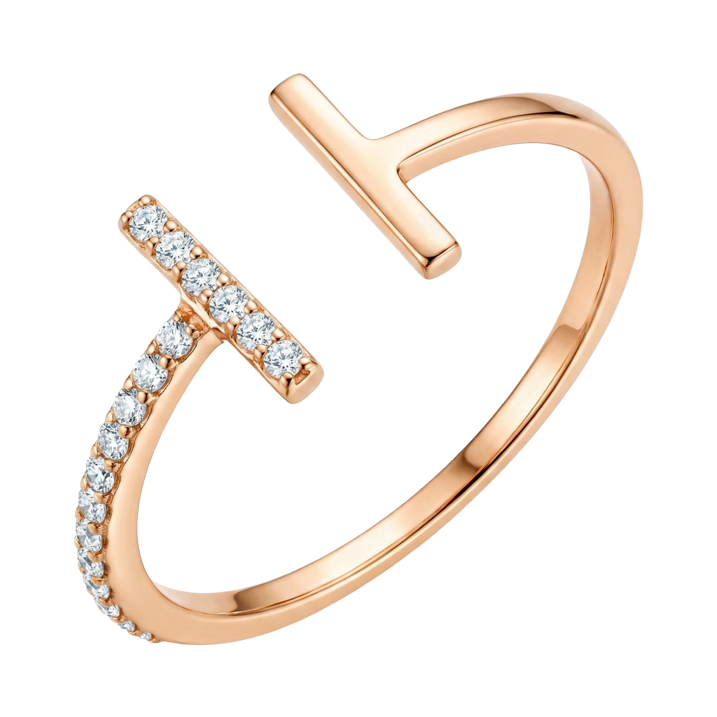 Paveikslėlis Auksinis žiedas su cirkoniais