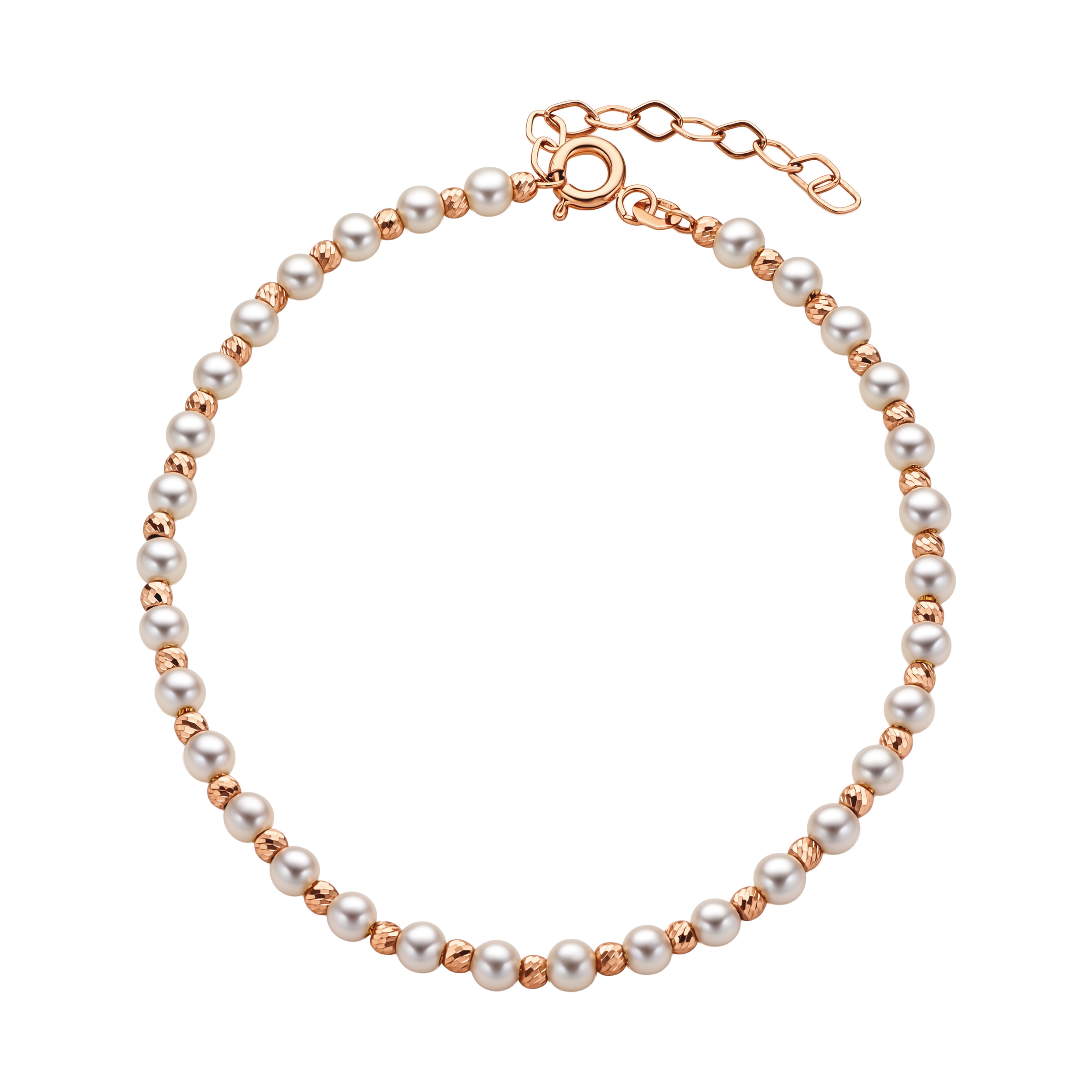 Изображение Золотой браслет с жемчугом