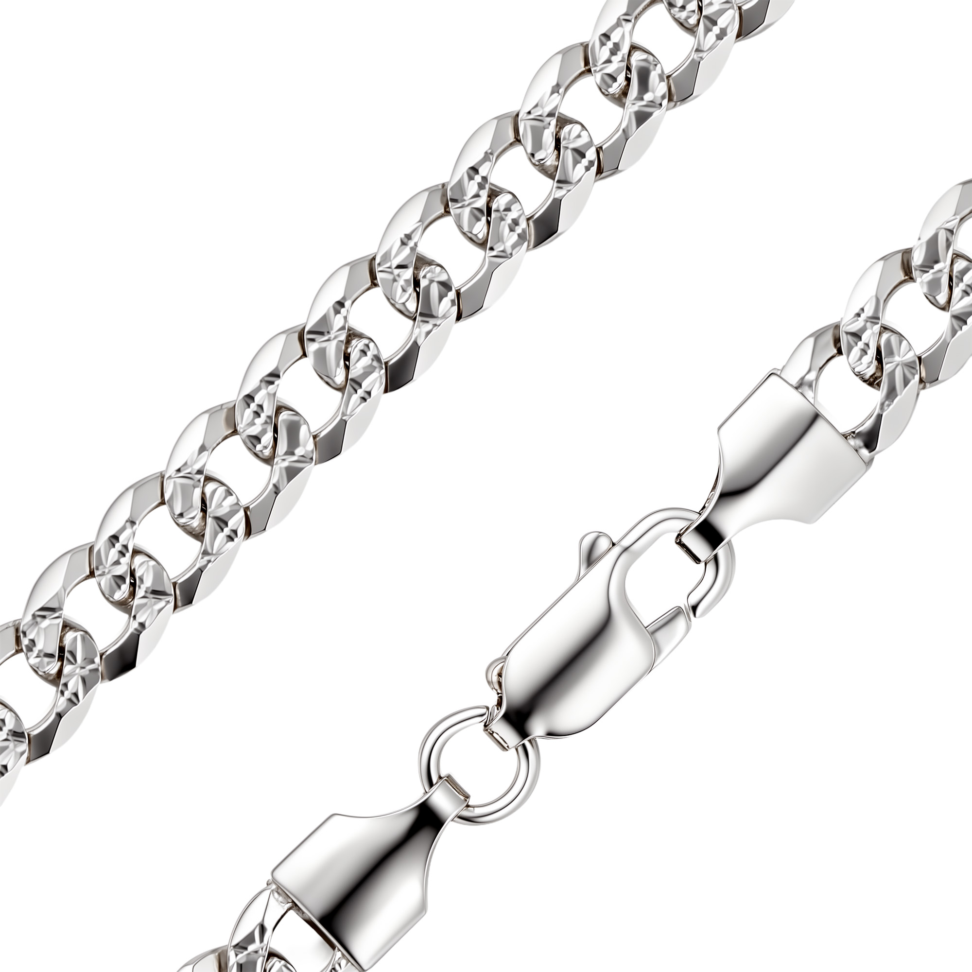 Paveikslėlis Sidabrinė grandinėlė "Curb"